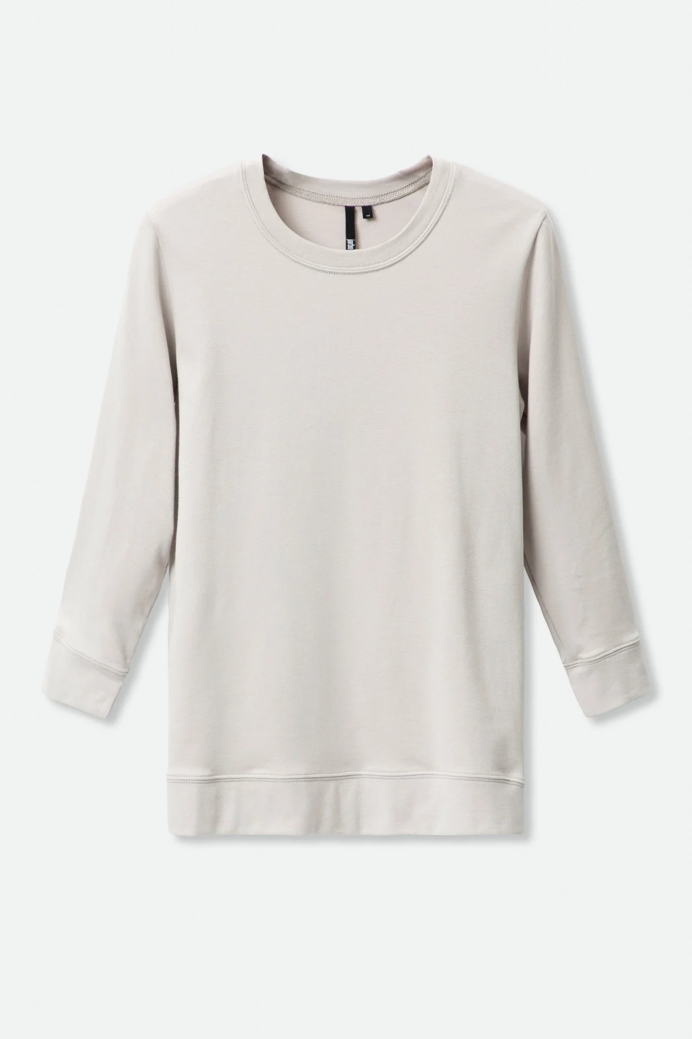 THREE-QUARTER SLEEVE BOX TOP IN PIMA COTTON STRETCH - Image 2
