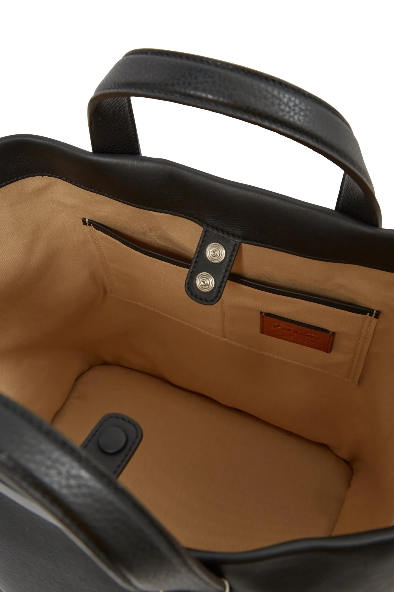 JANEL ITALIAN LEATHER BUCKET TOTE - Image 6