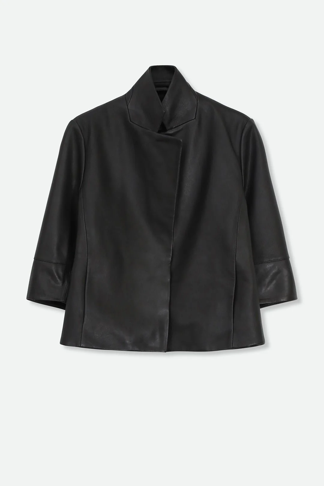 BELLAMY CROPPED LEATHER JACKET - Image 3