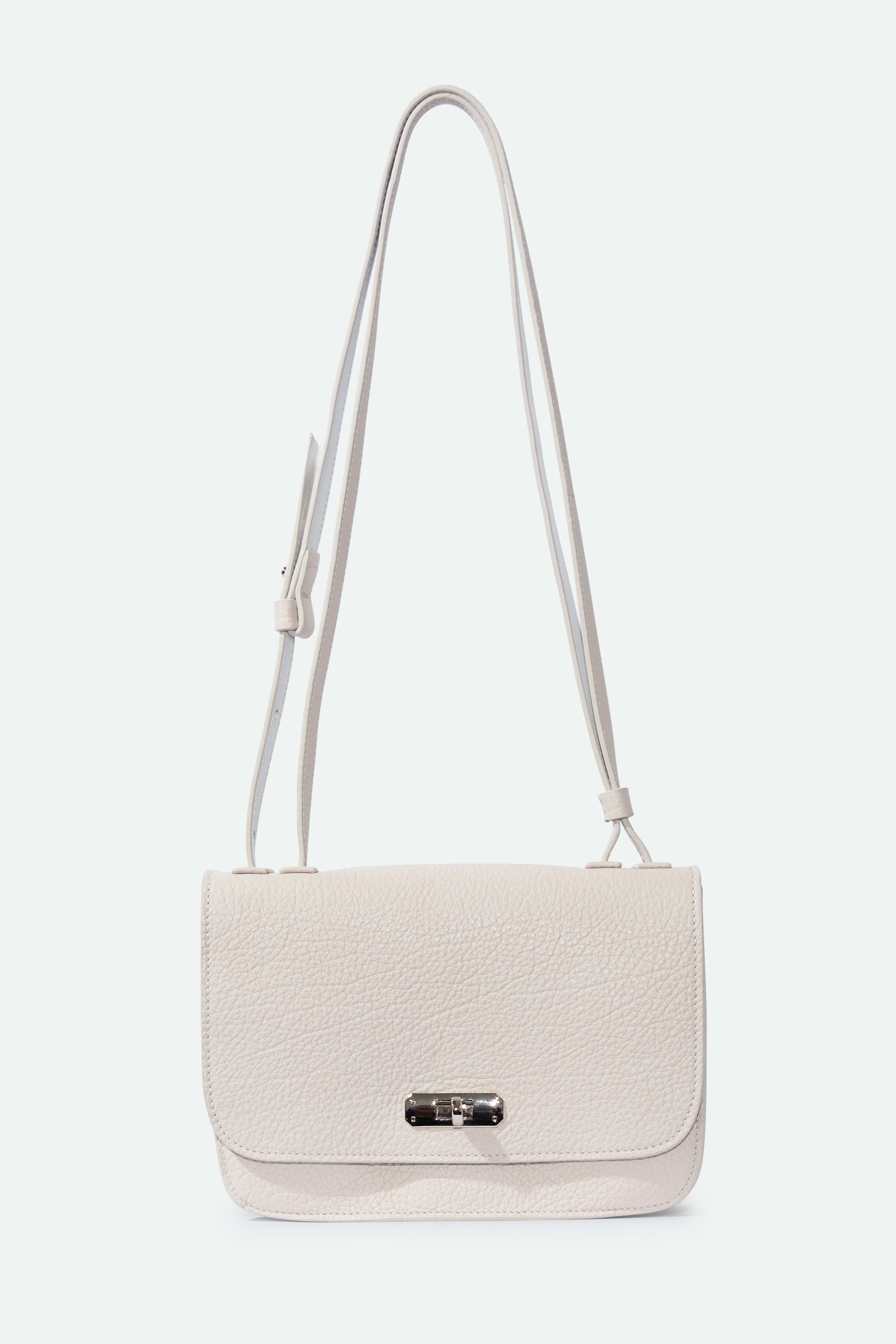 BEXLEY SHOULDER BAG IN ITALIAN LEATHER BUTTER WHITE