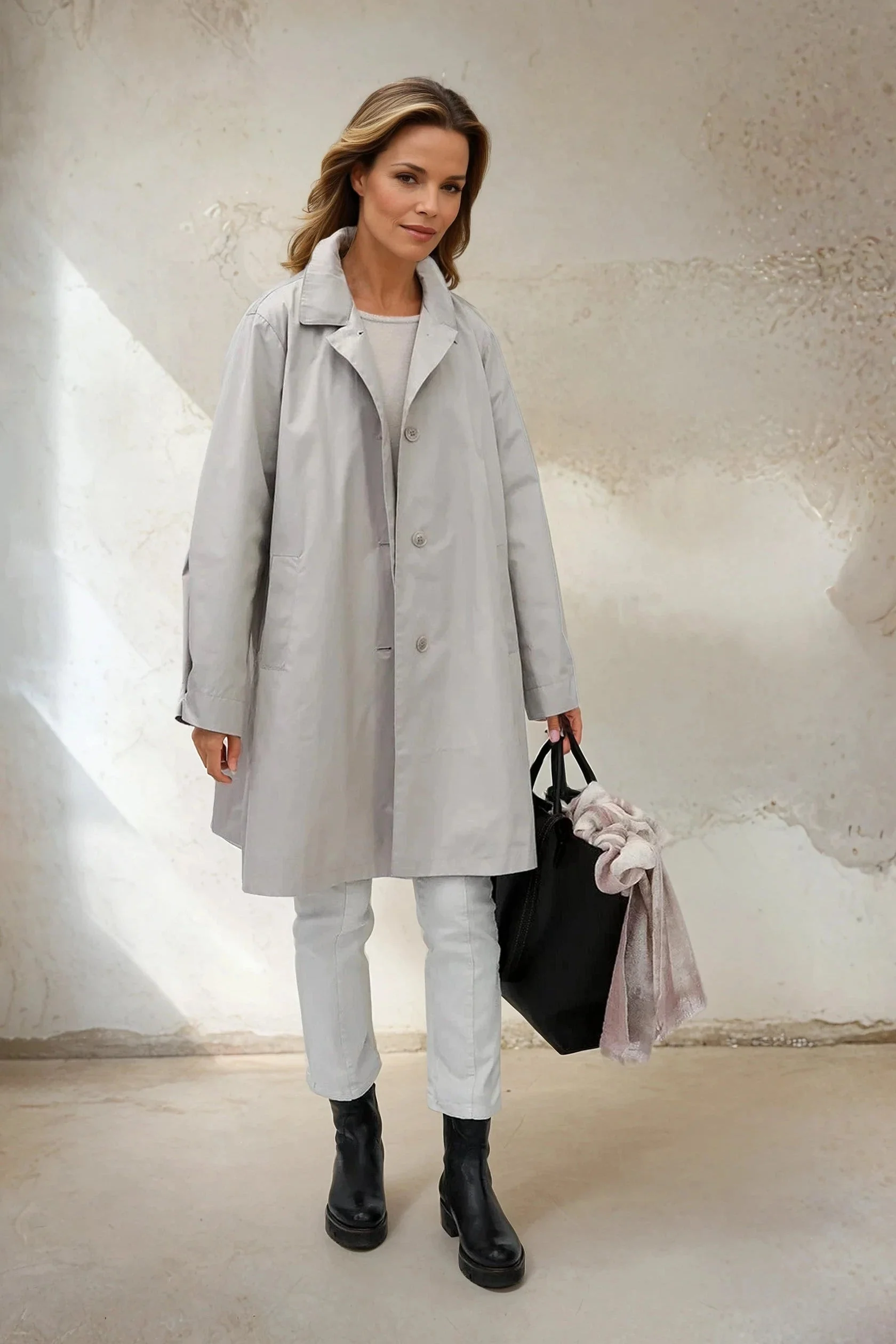 BLYTHE TRAVEL TRENCH RAIN COAT - Image 8