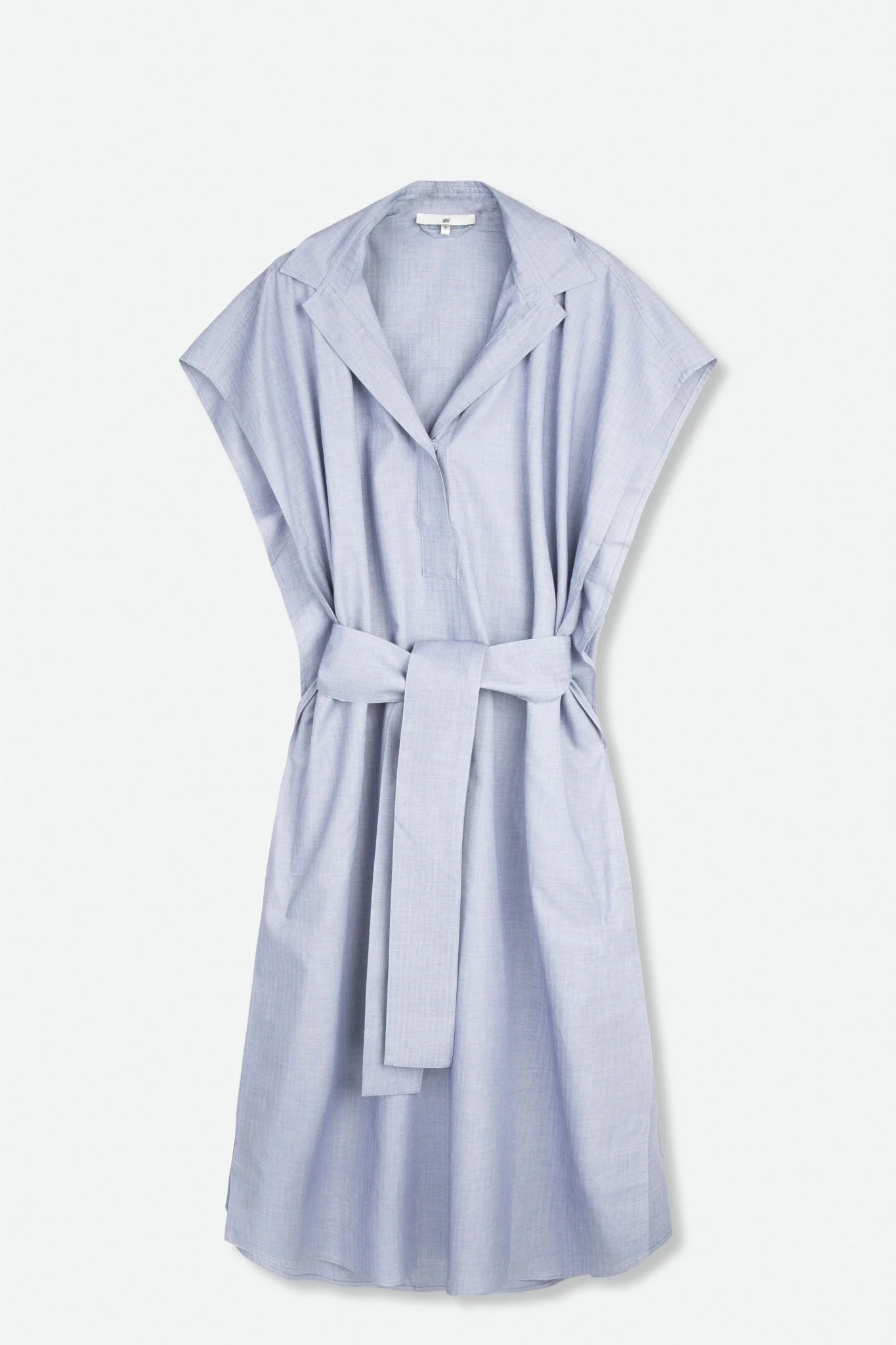 JAMIE BELTED DRESS IN COTTON POPLIN - Image 10