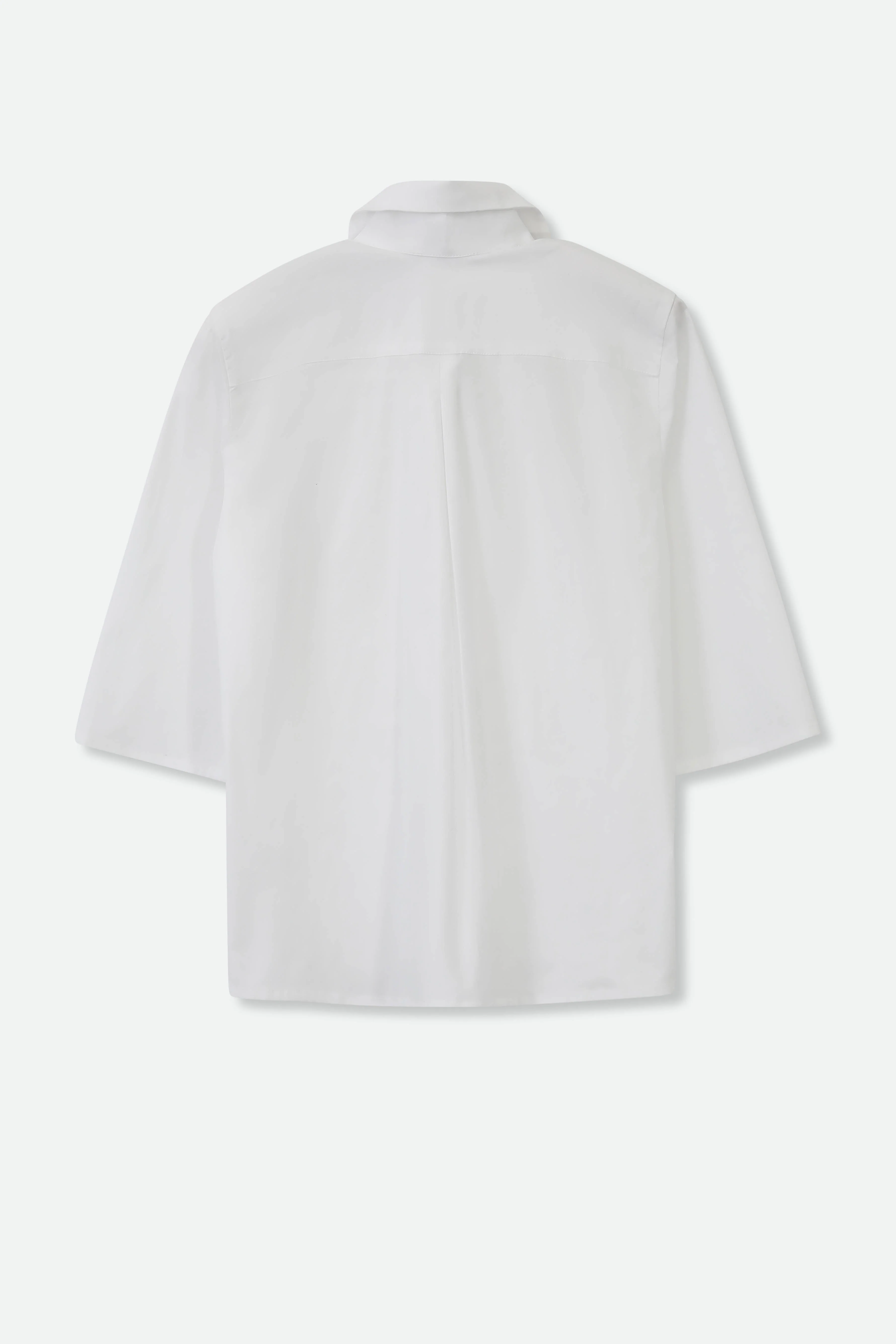 SERENADE MICRO PLEAT CAMP SHIRT ITALIAN COTTON - Image 3
