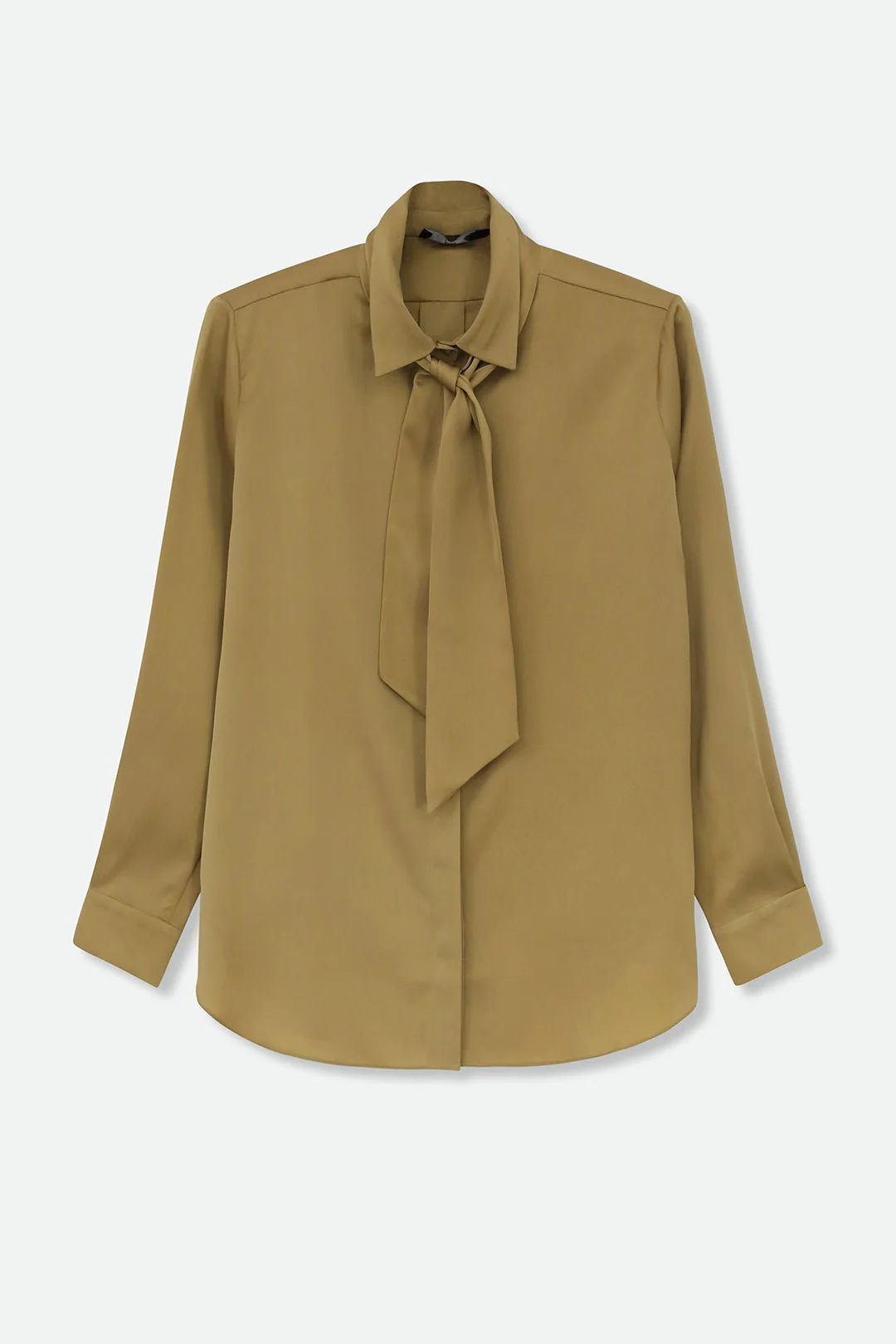 SAINT SHIRT WITH TIE IN SILK CHARMEUSE - Image 2