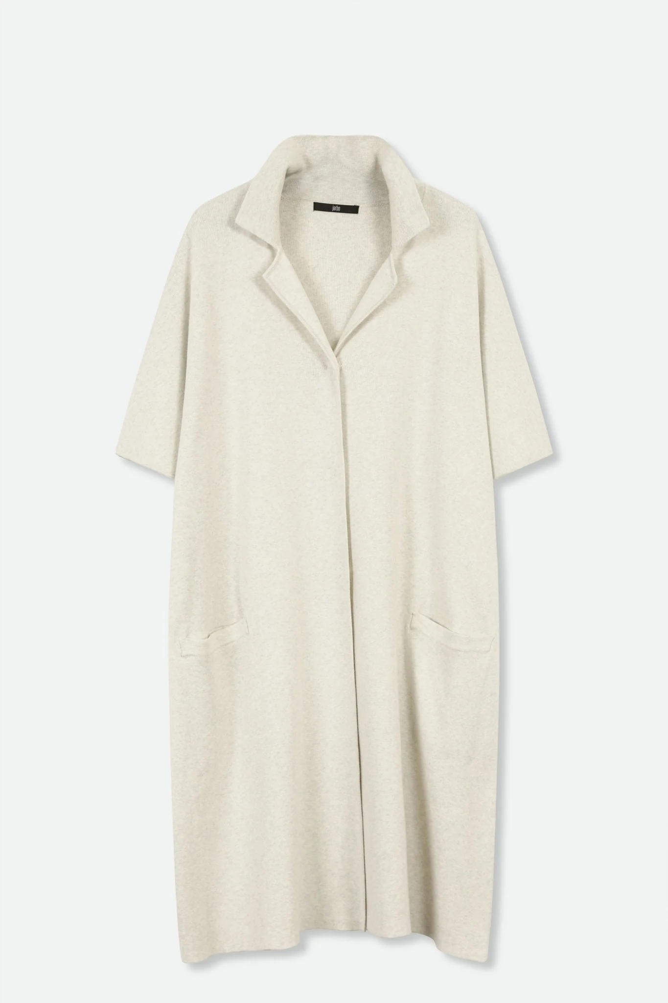 CLEO COAT IN KNIT PIMA COTTON IN HEATHER - Image 2