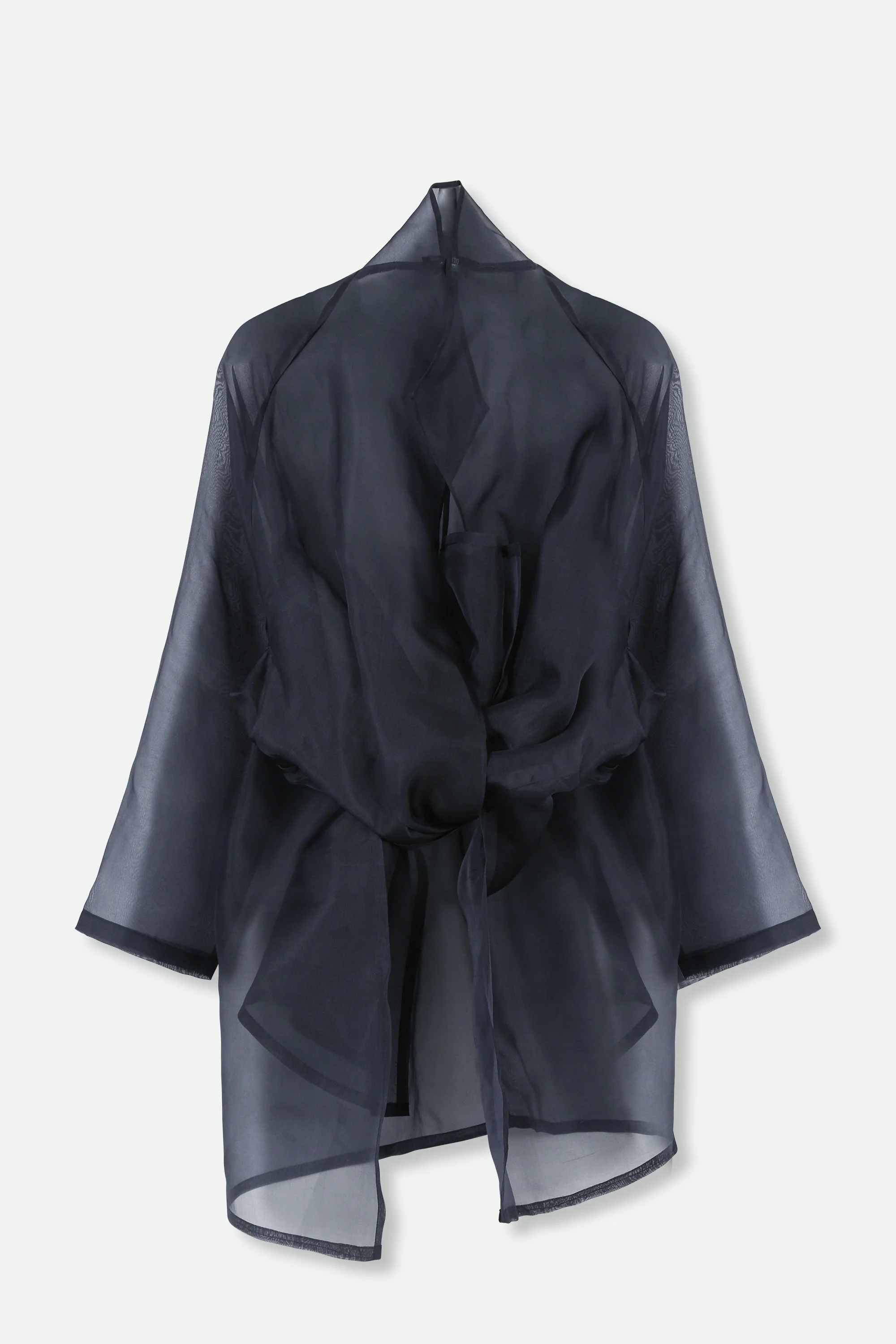 CORTINA IN SILK ORGANZA IN SLATE NAVY - Image 3