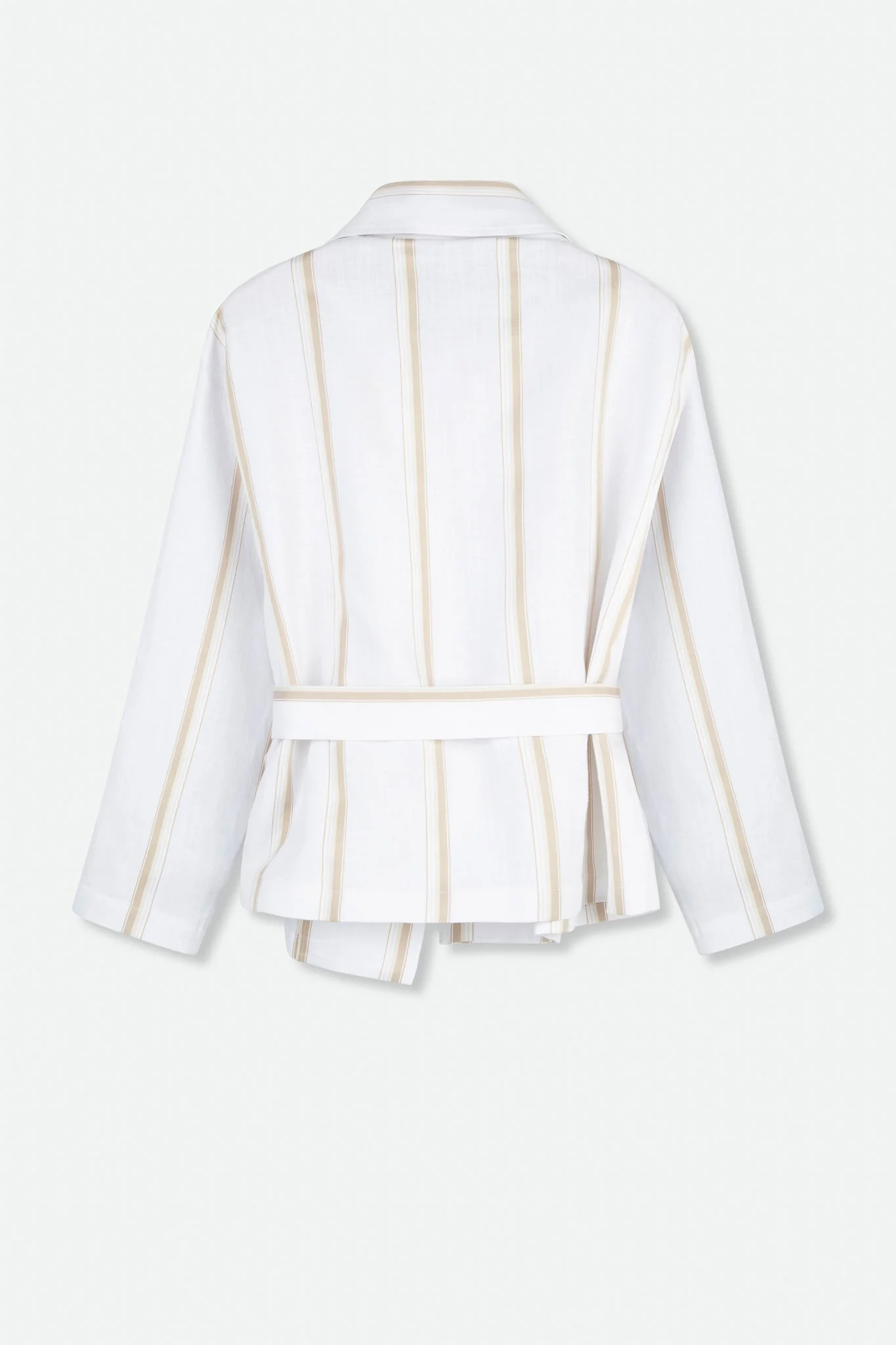LILY BELTED TRENCH IN LINEN-COTTON - Image 3