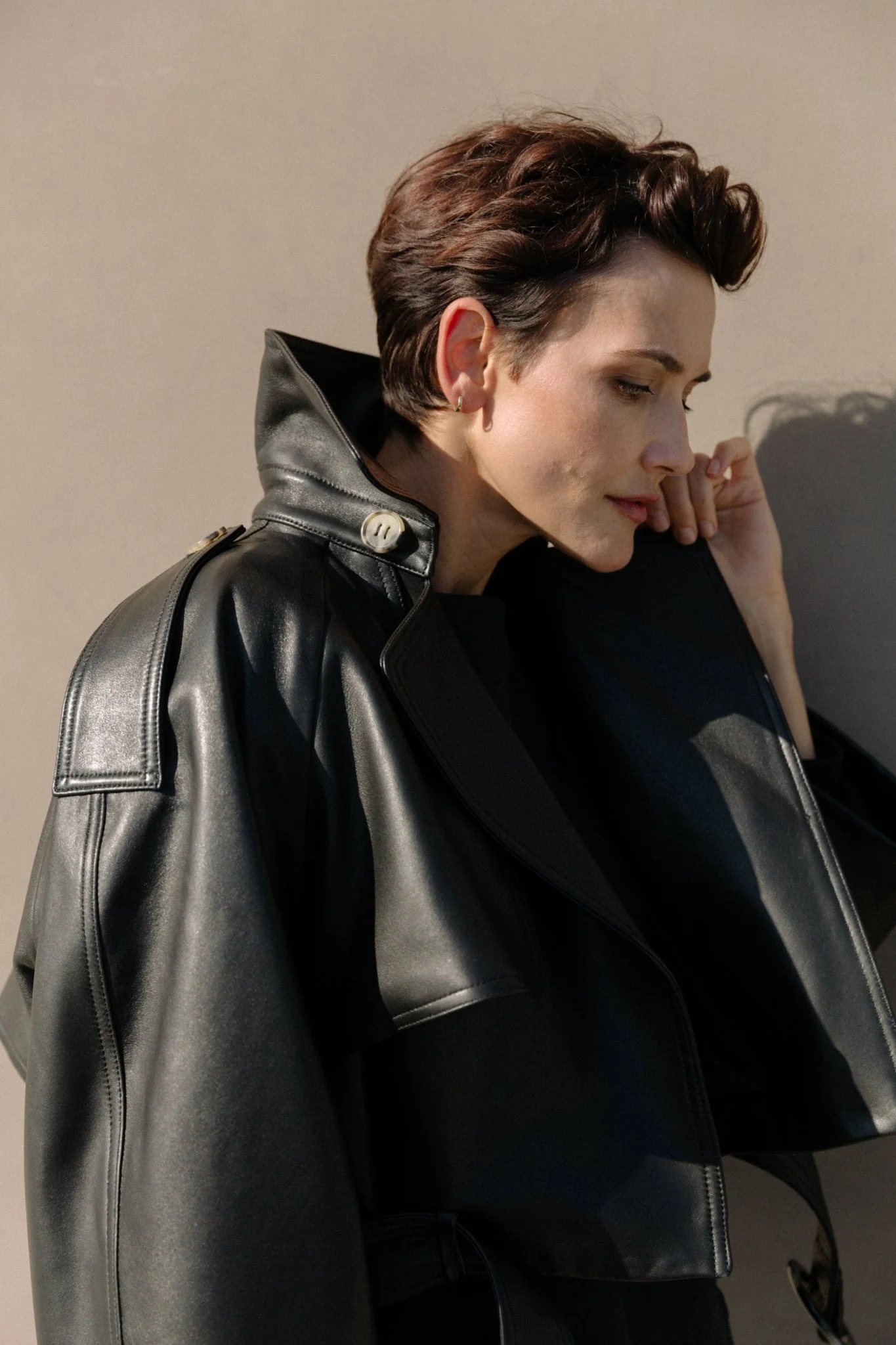 MOTO JACKET IN FRENCH LEATHER - Image 3