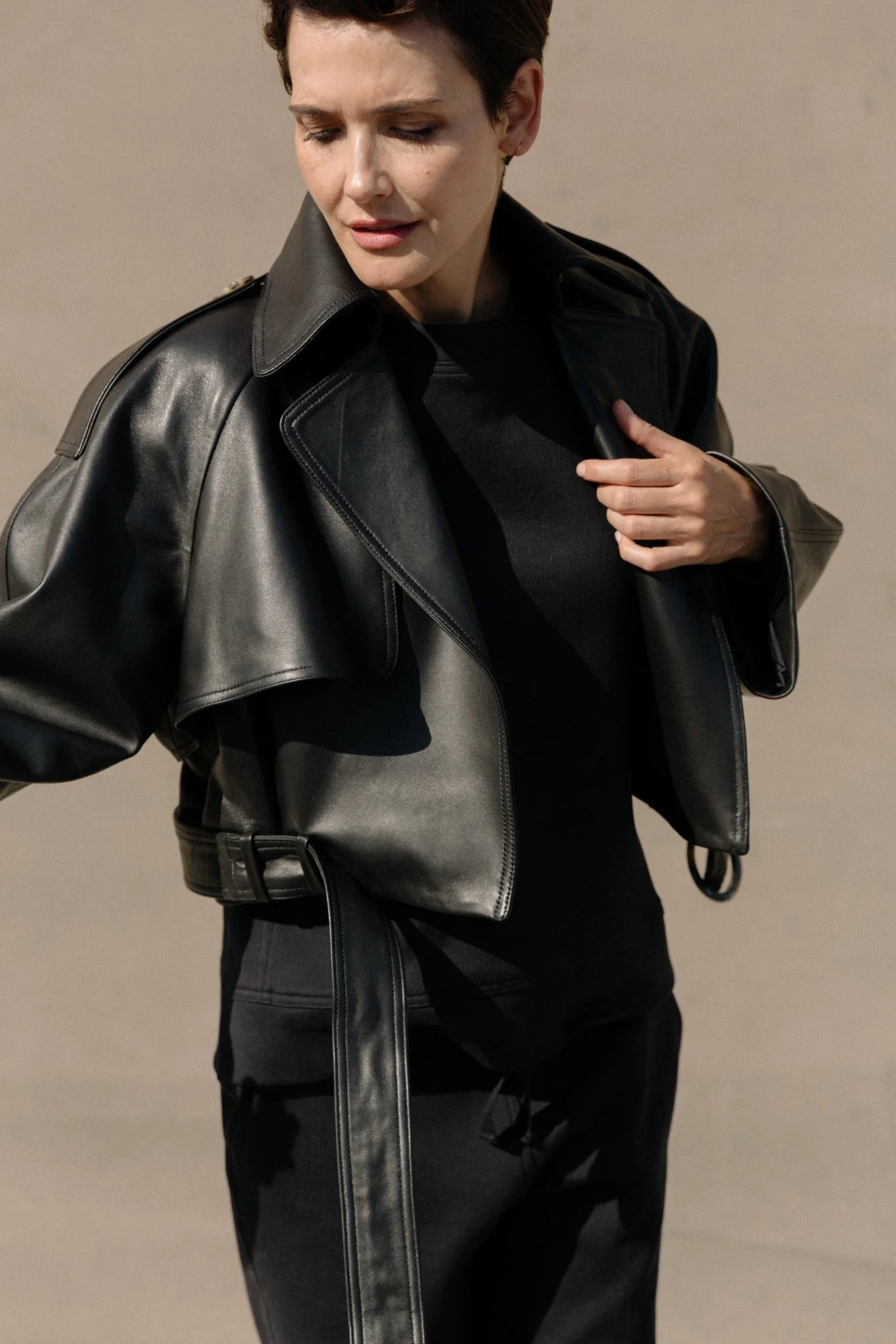 MOTO JACKET IN FRENCH LEATHER - Image 4
