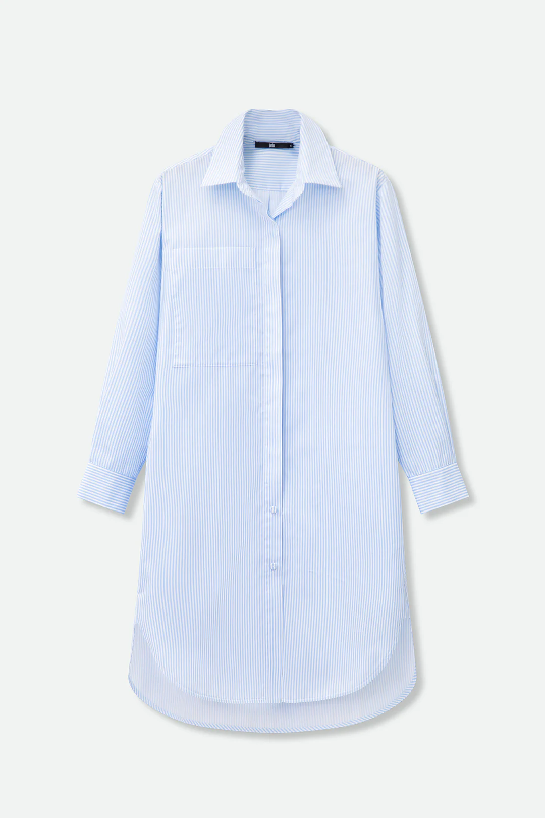 DEAN SHIRTDRESS IN ITALIAN COTTON STRIPE - Image 2