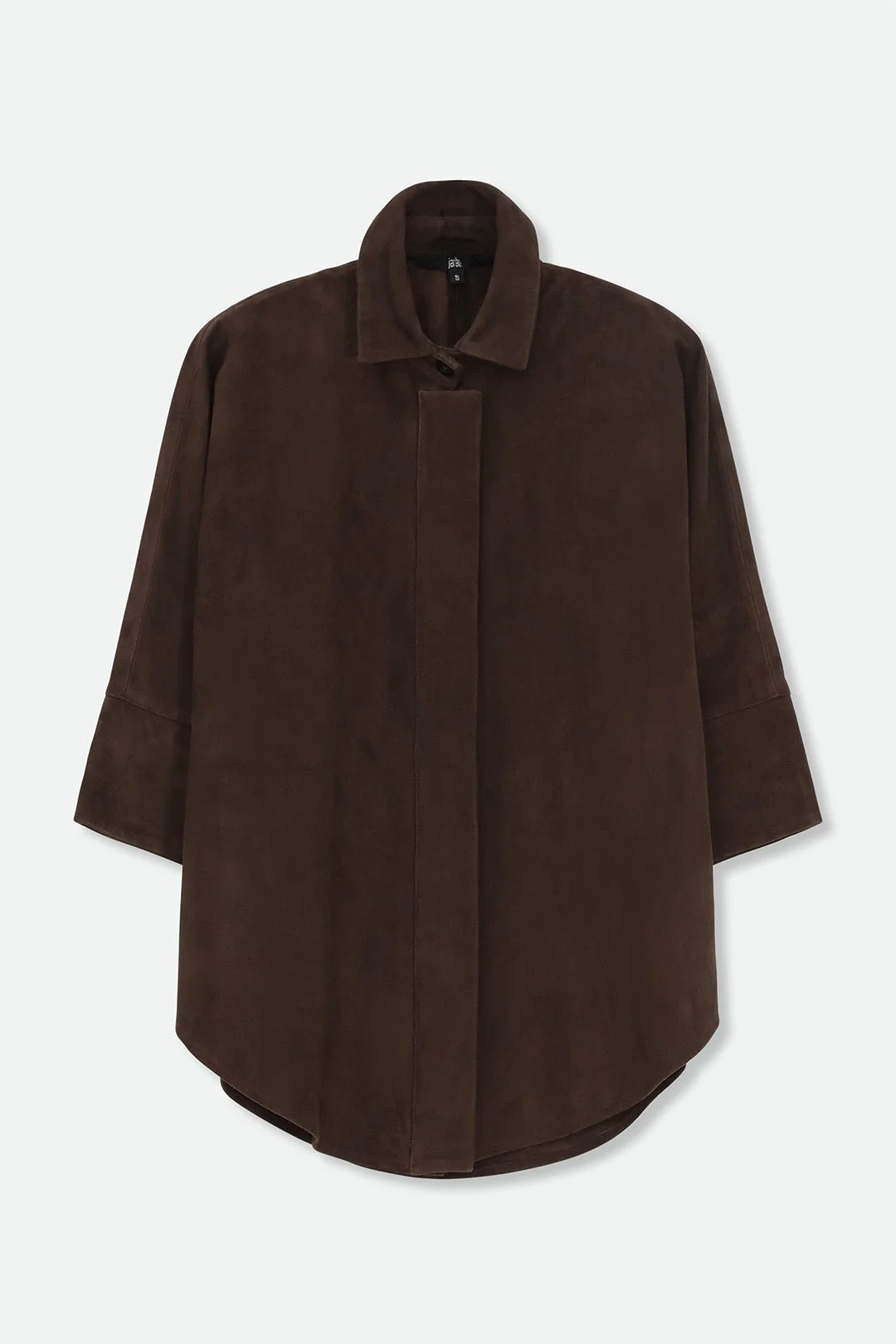 SAHANA DOLMAN SUEDE IN DARK CHOCOLATE SUEDE - Image 2