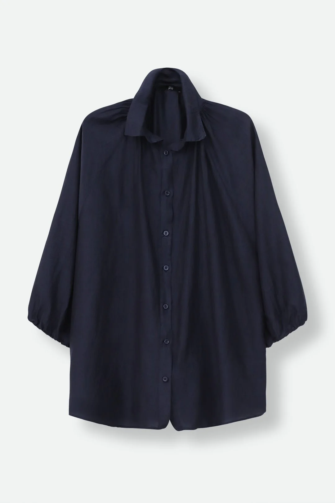 FLOWY OVERSIZED BLOUSE IN SILK COTTON - Image 14