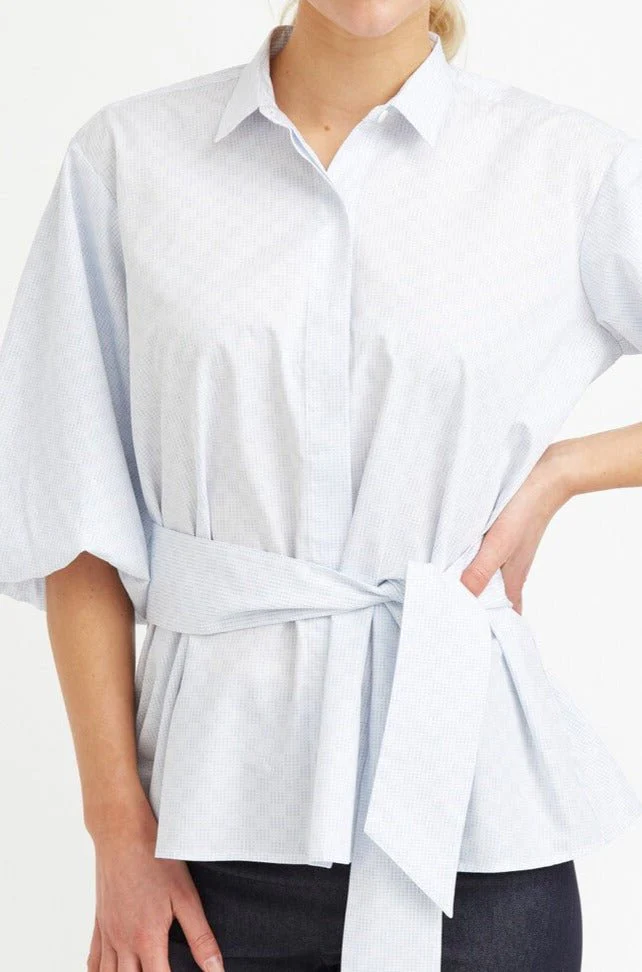 GIGI SHIRT IN ITALIAN STRETCH COTTON - Image 7