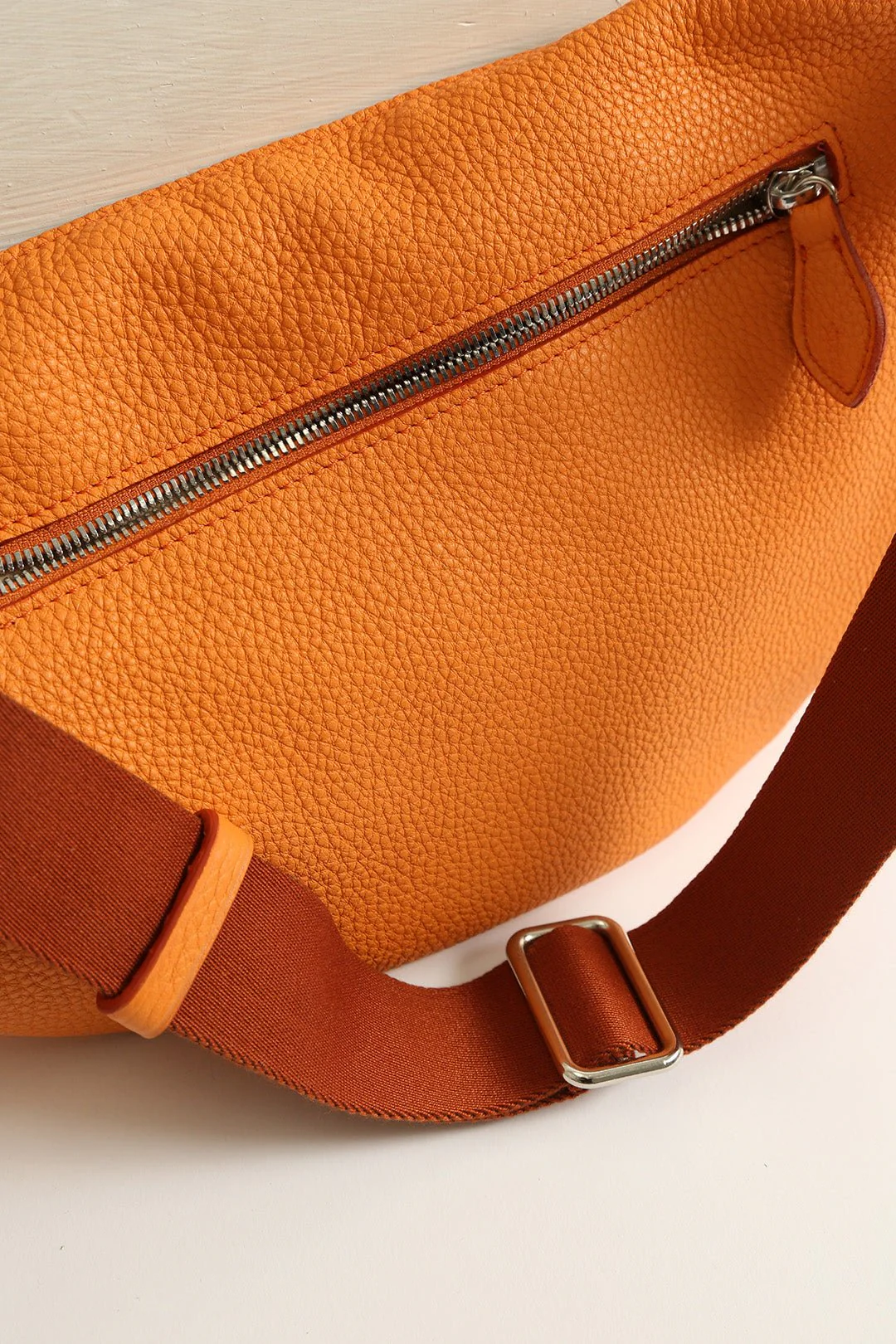 GEMMA ITALIAN LEATHER CROSSBODY ORANGE - Image 2