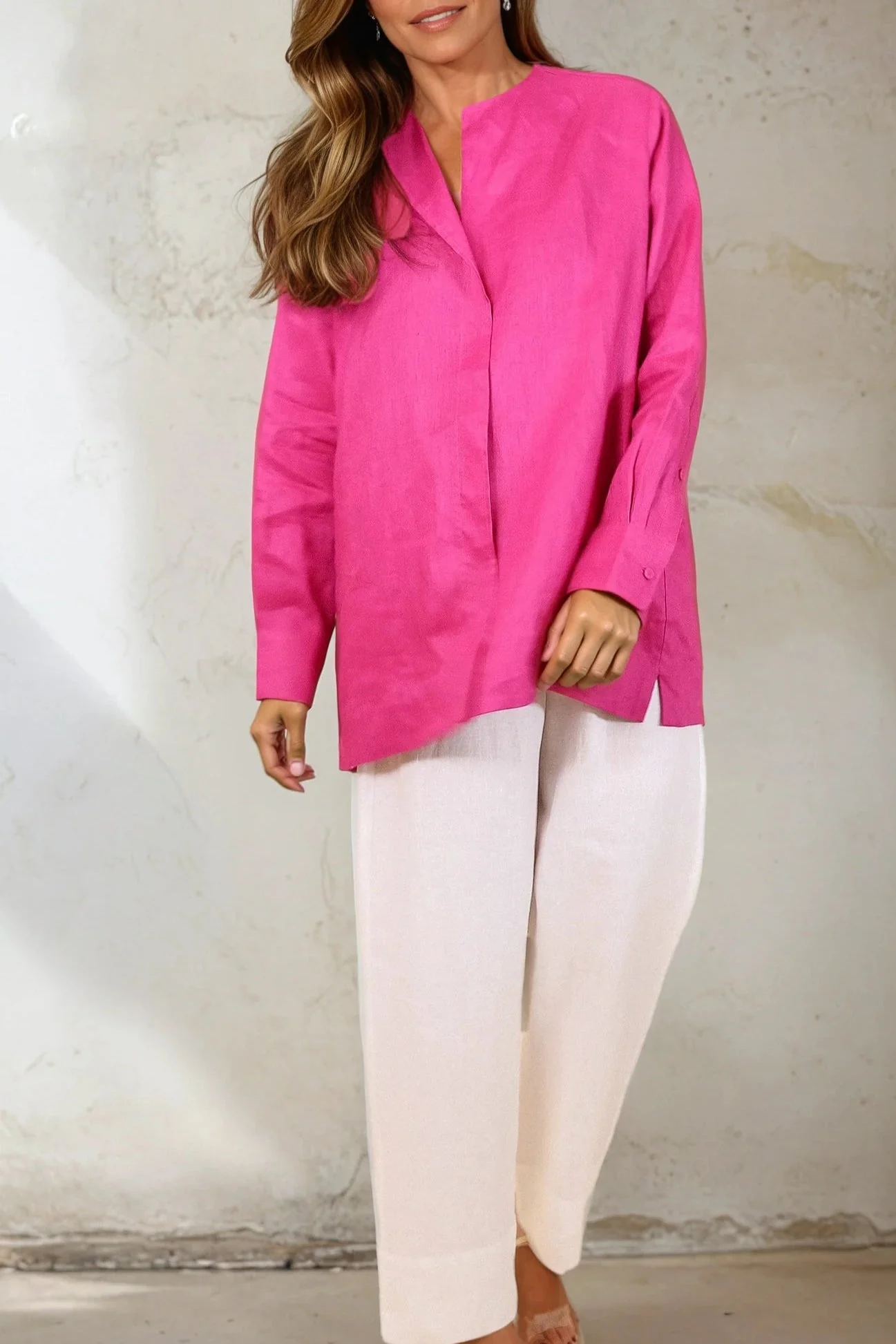 ILONA SHIRT IN PREMIUM ITALIAN LINEN - Image 4