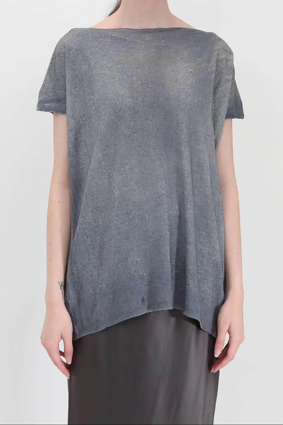 KAIS TOP IN HAND-DYED CASHMERE - Image 3