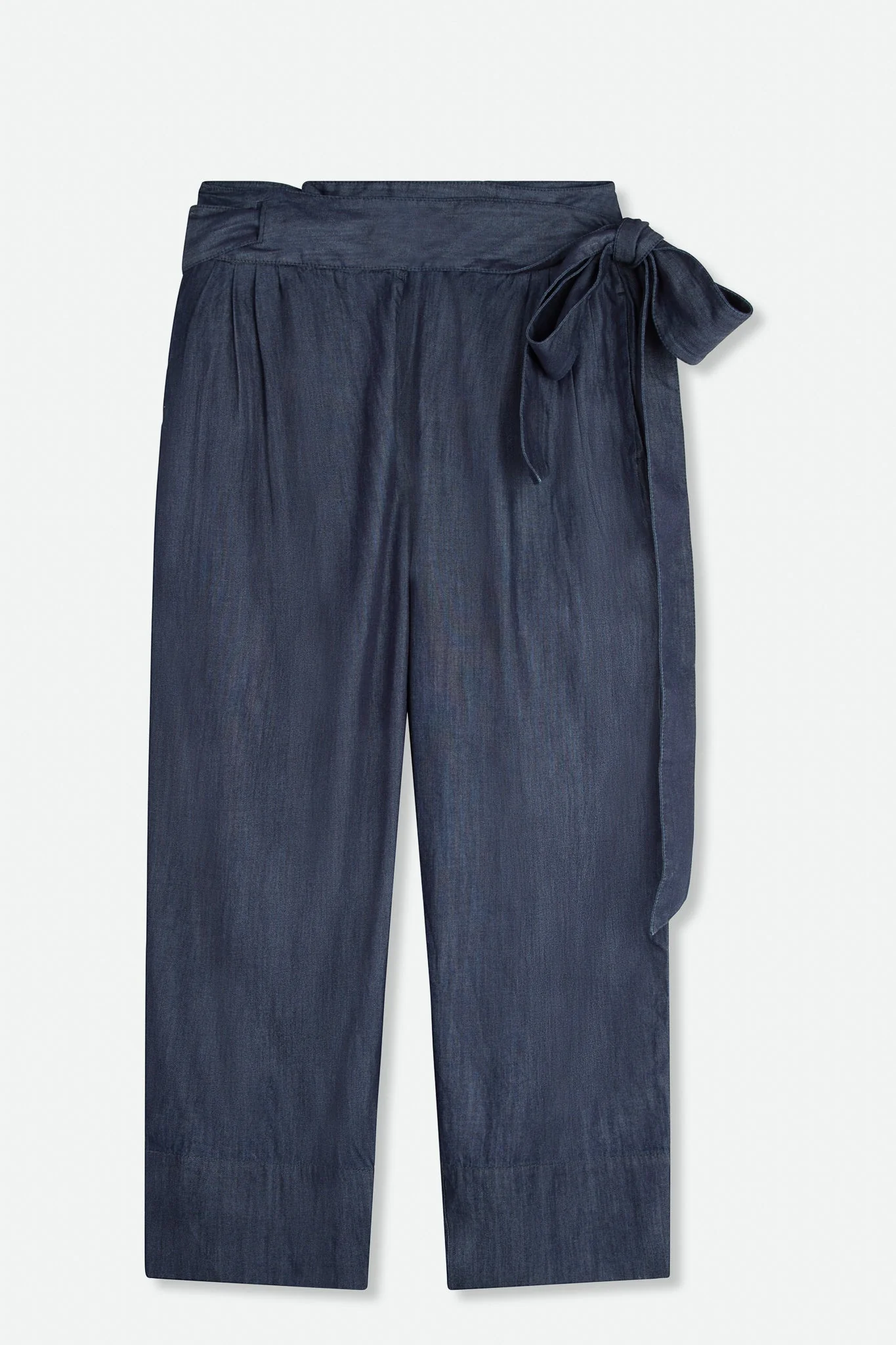 TIE PANT IN ITALIAN LIGHTWEIGHT DENIM - Image 2