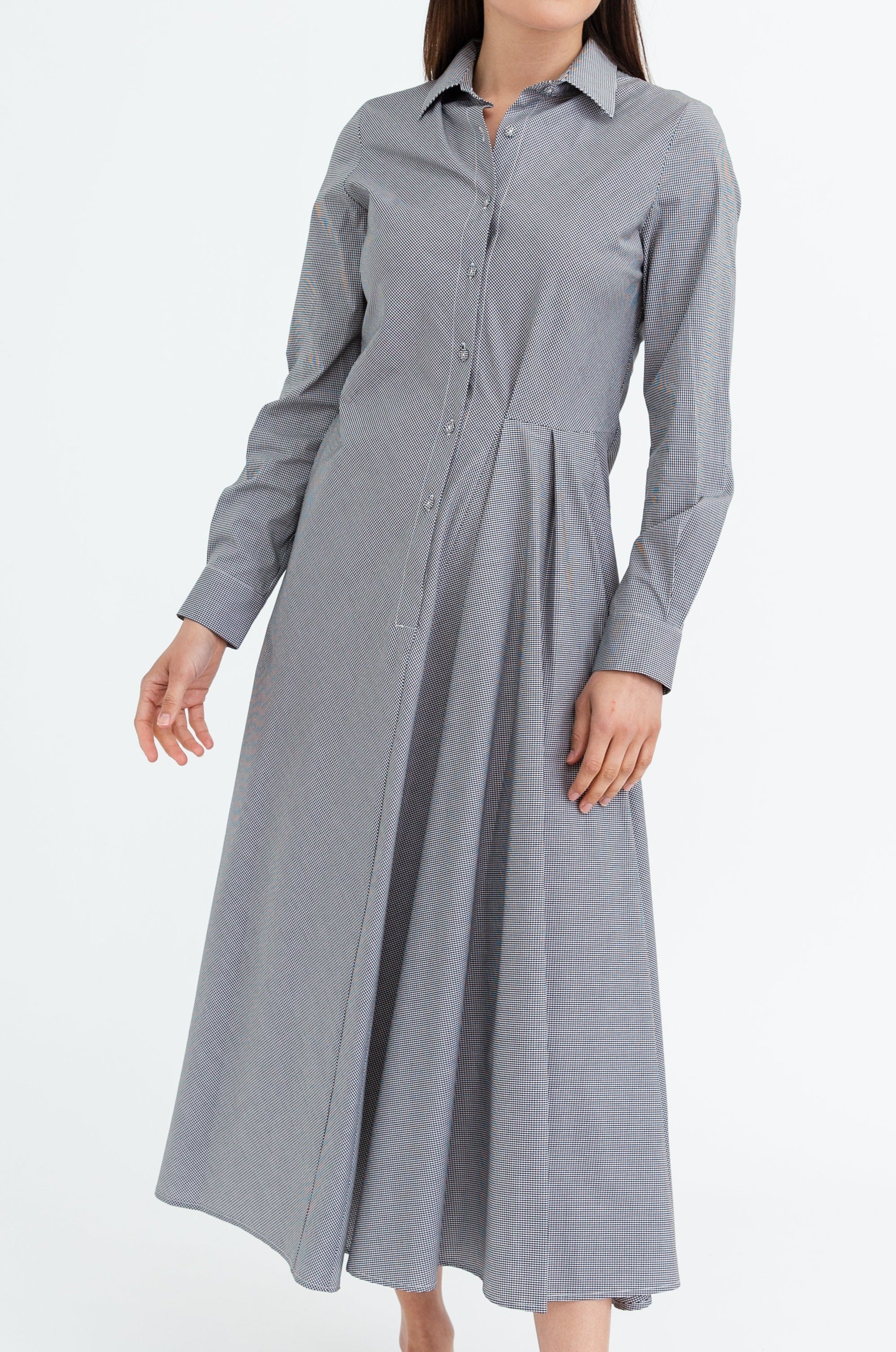 CECE DRESS IN ITALIAN STRETCH COTTON
