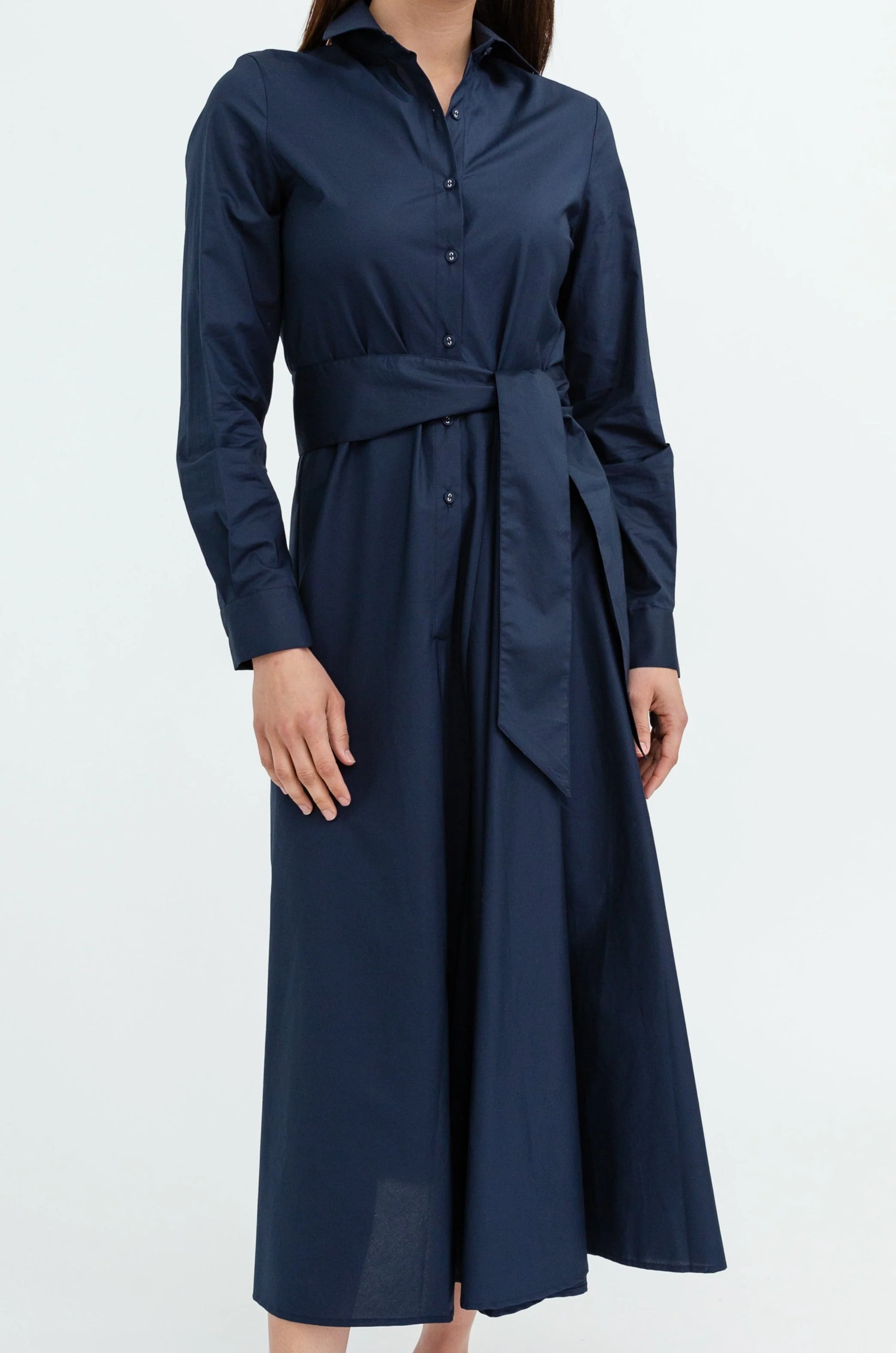 CECE DRESS IN ITALIAN STRETCH COTTON - Image 2