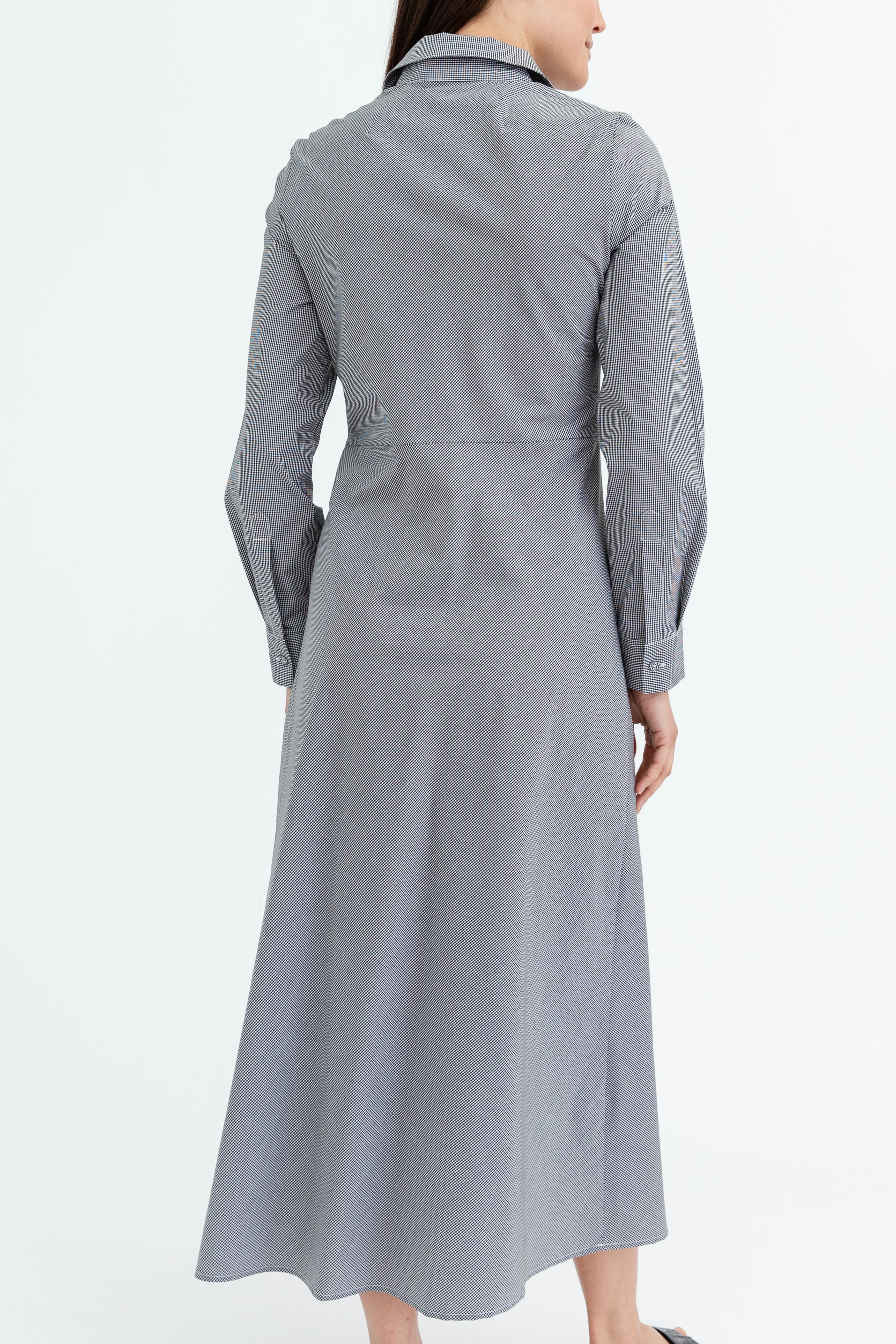 CECE DRESS IN ITALIAN STRETCH COTTON - Image 3
