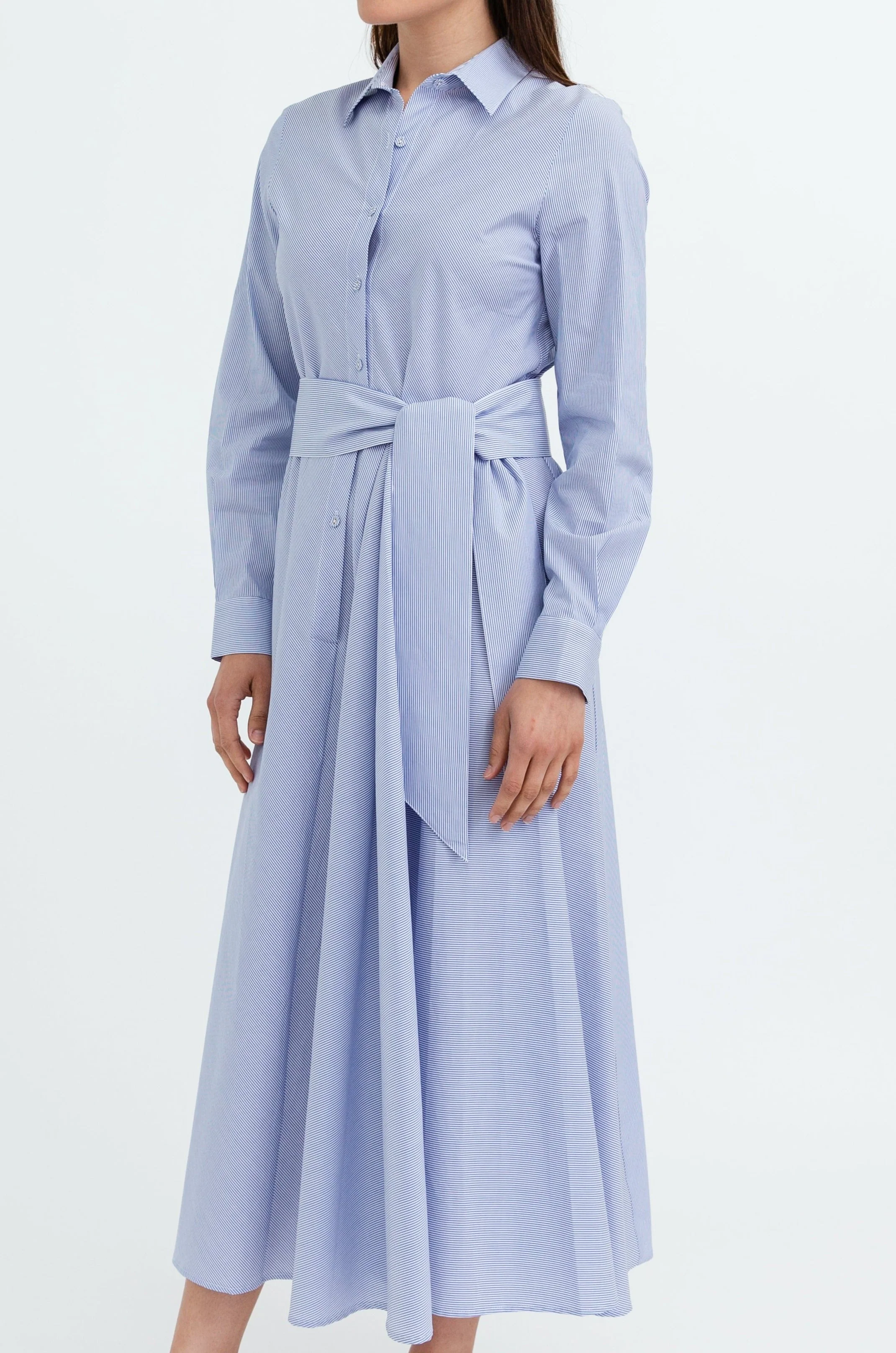CECE DRESS IN ITALIAN STRETCH COTTON - Image 4