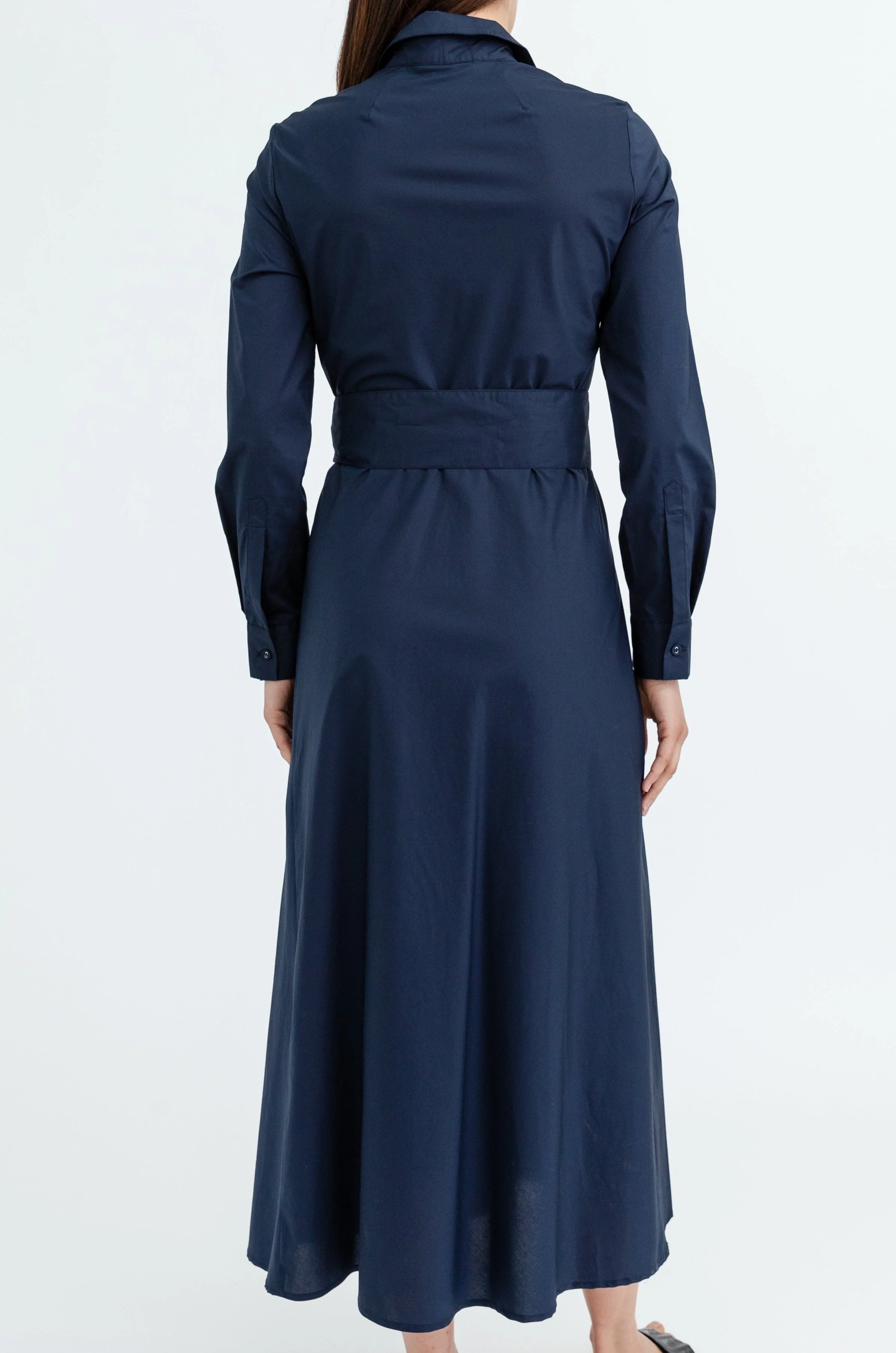 CECE DRESS IN ITALIAN STRETCH COTTON - Image 6