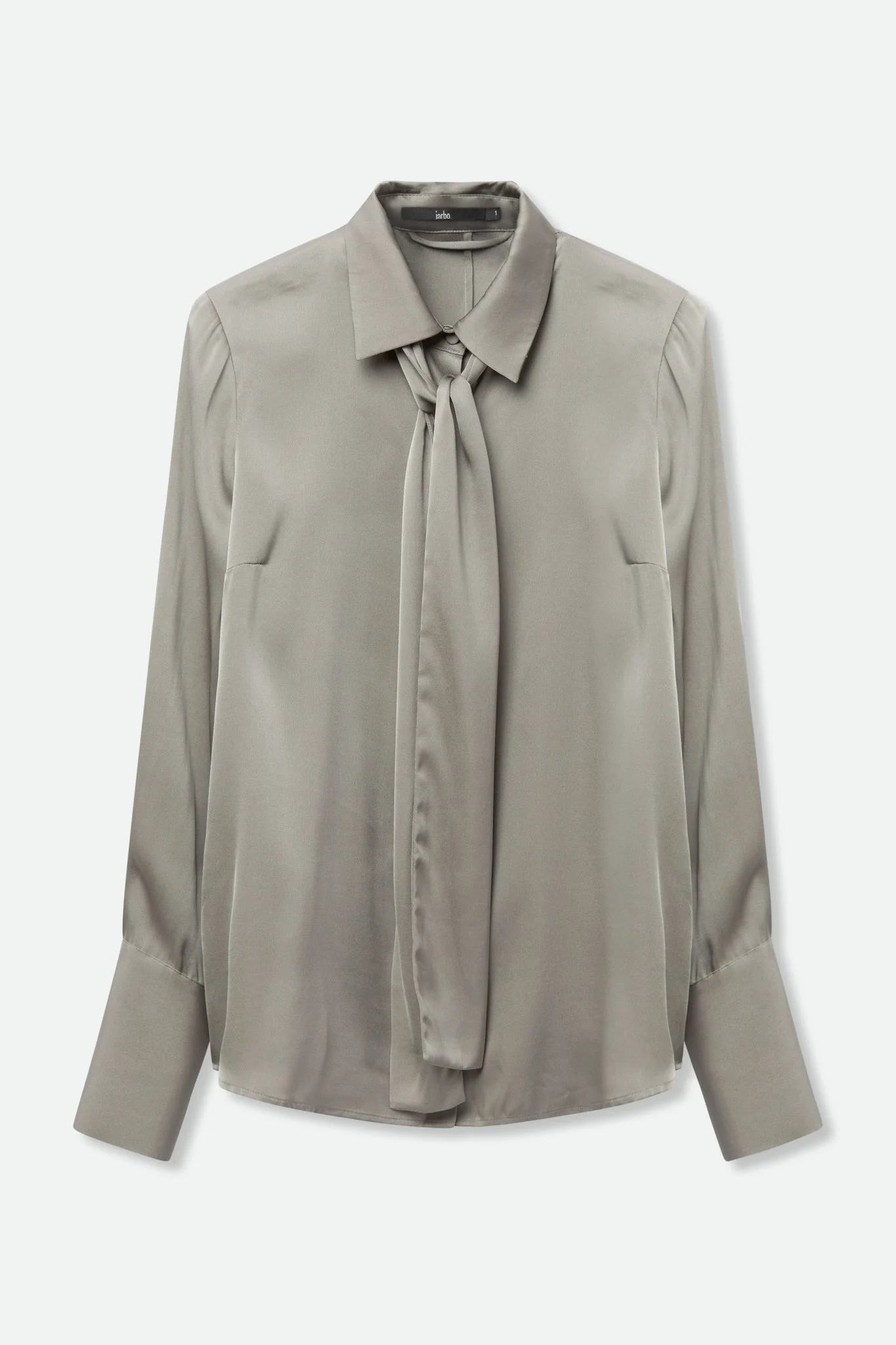 RENEE TIE DETAIL BLOUSE IN STRETCH SILK GEORGETTE - Image 4