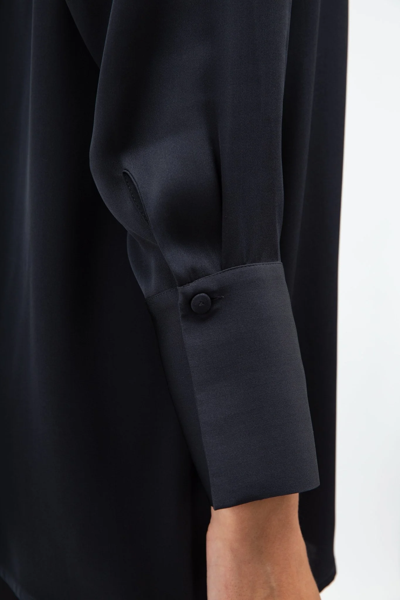 VIVIENNE SHIRT IN STRETCH SILK GEORGETTE - Image 6