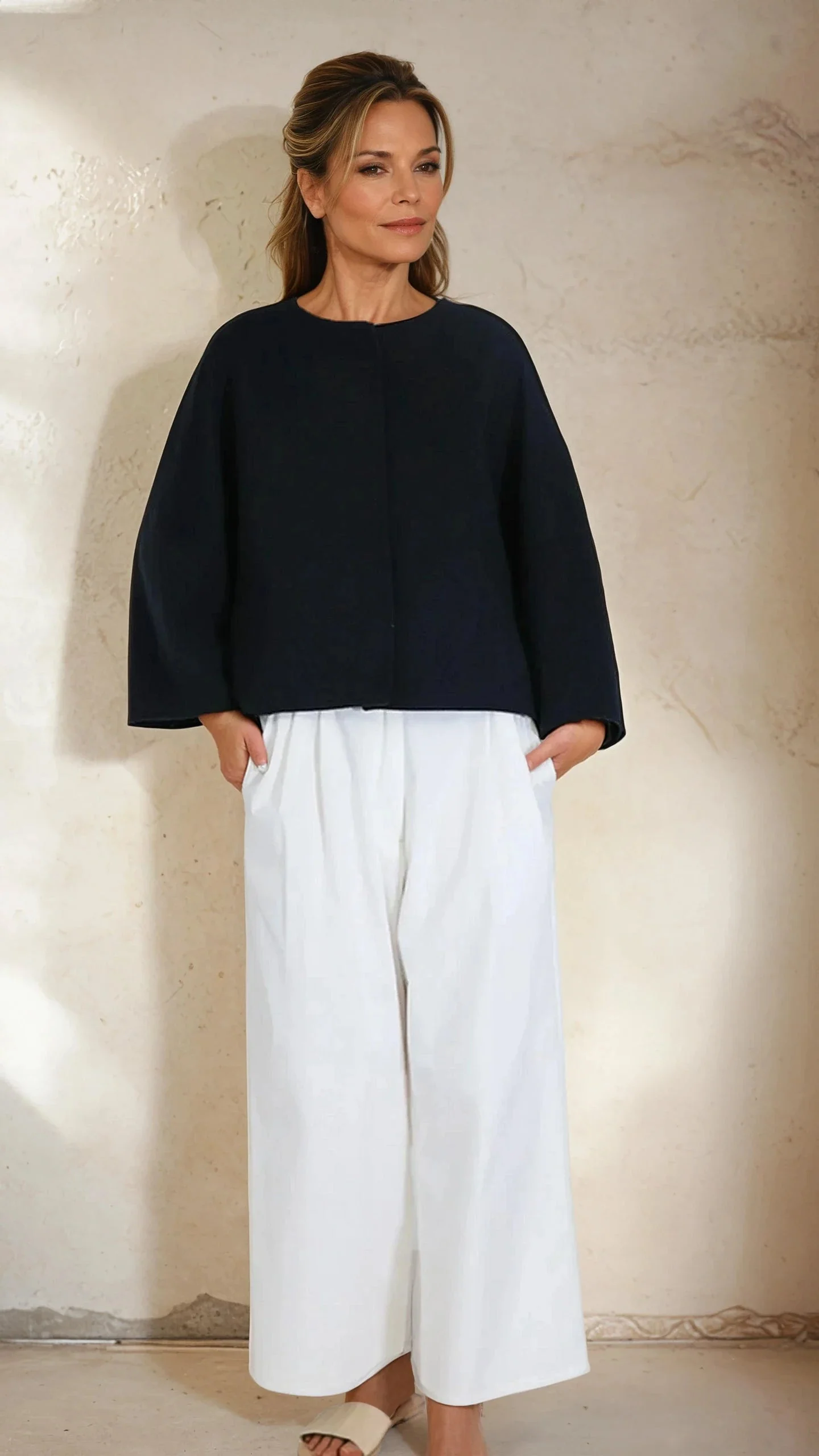 ADELAIDE SNAP JACKET IN DOUBLE FACE CASHMERE WOOL - Image 14