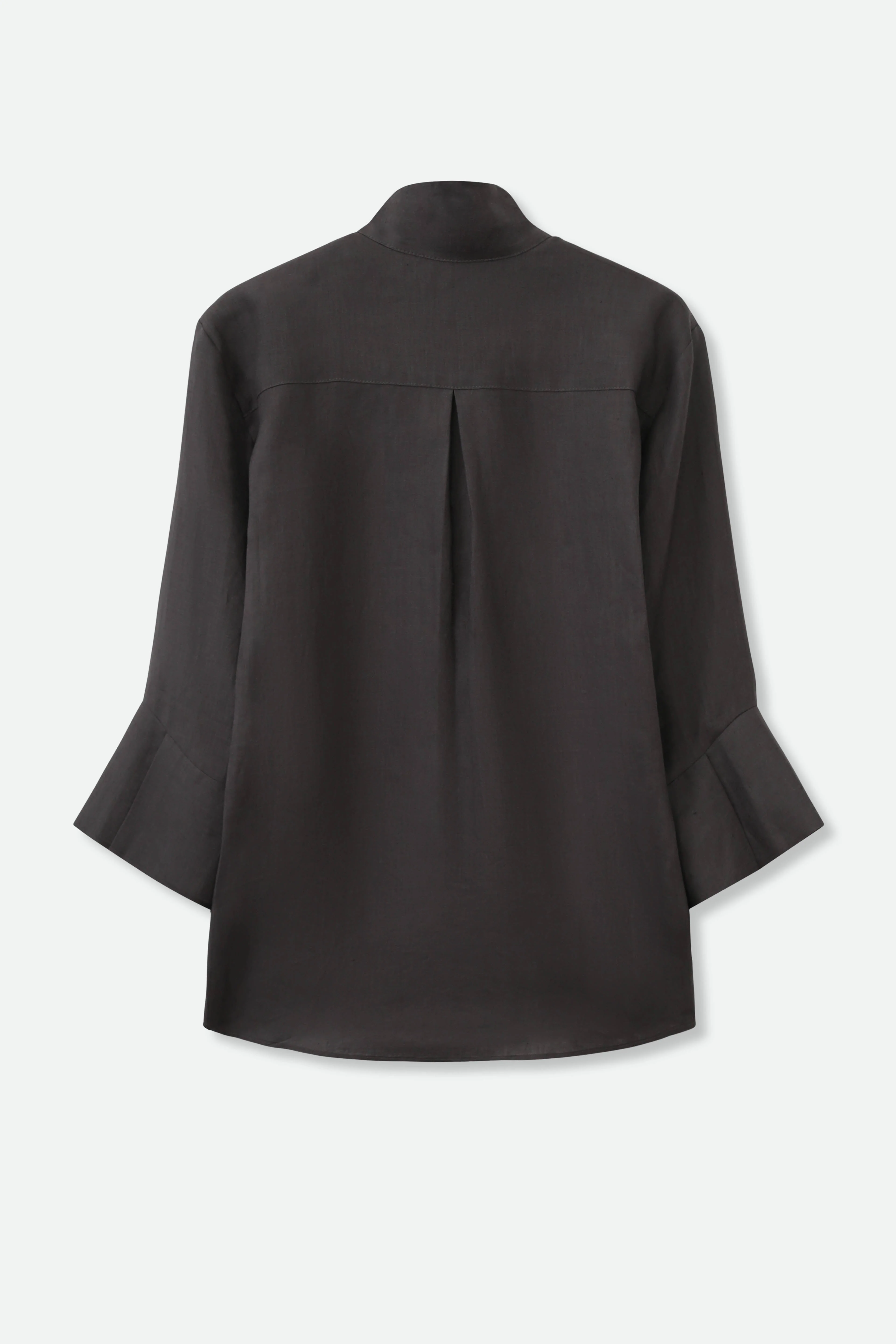SANDRINE WIDE-CUFF SHIRT IN ITALIAN LINEN - Image 13