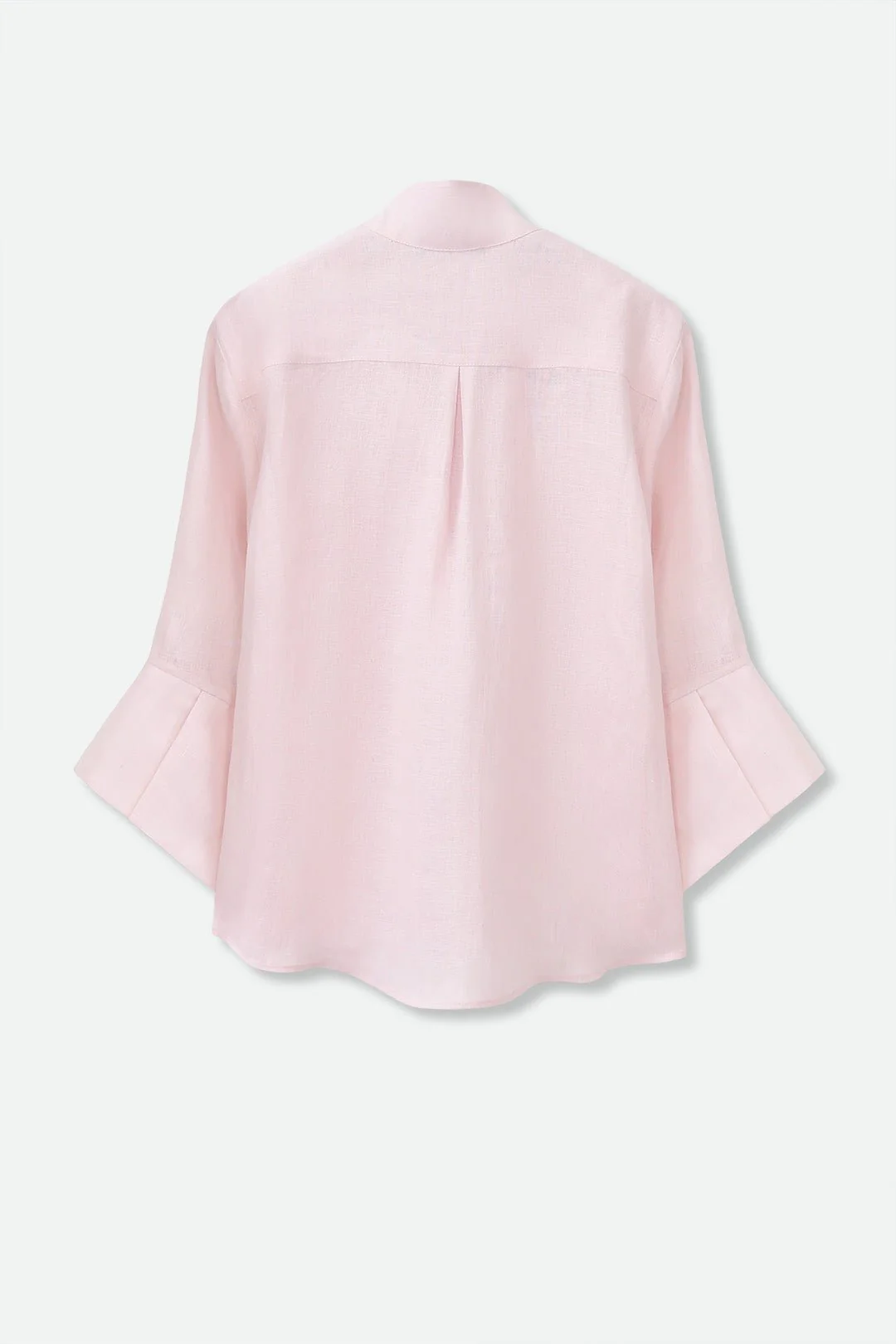 SANDRINE WIDE-CUFF SHIRT IN ITALIAN LINEN - Image 9