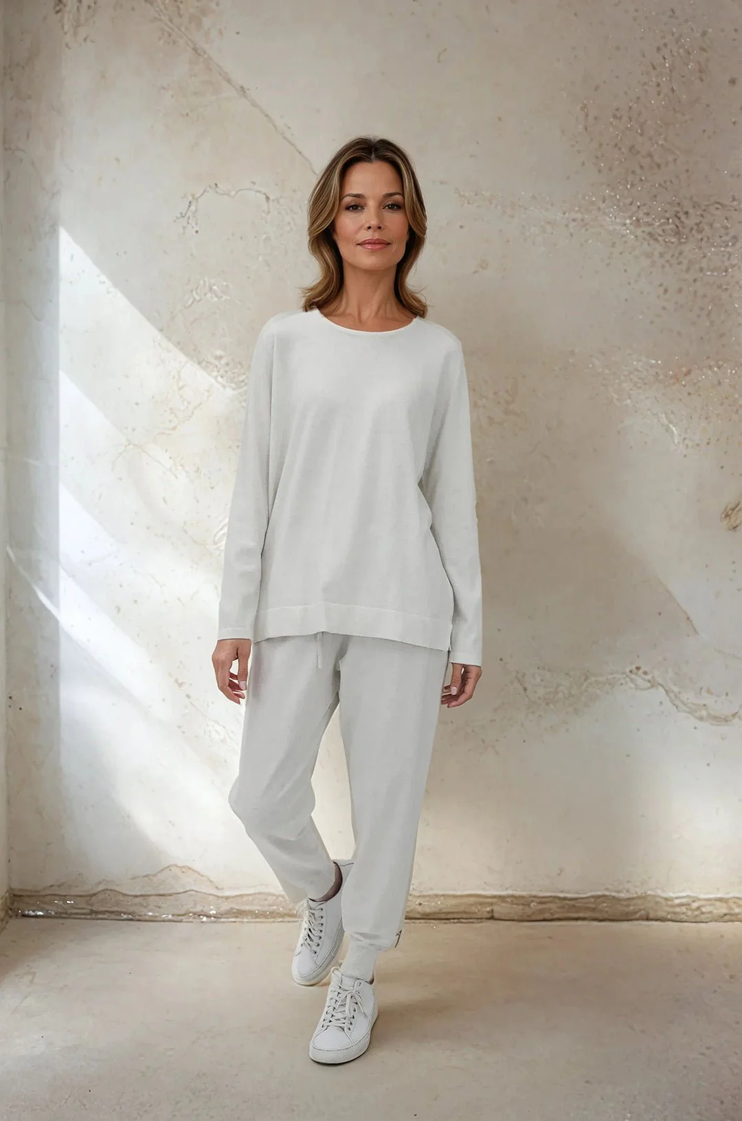 JOEY JOGGER PANT IN KNIT PIMA COTTON STRETCH - Image 3