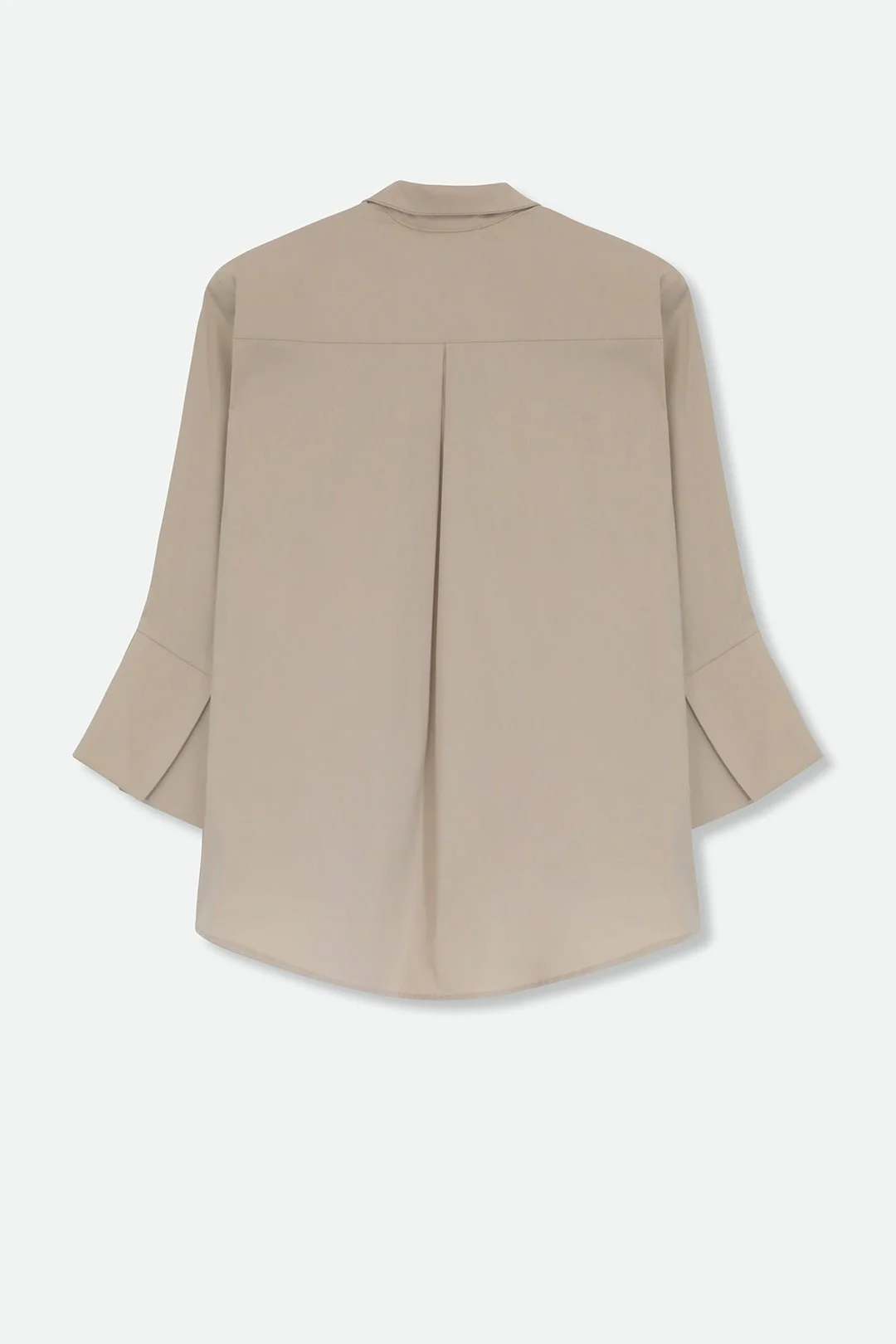 SANDRINE WIDE-CUFF SHIRT IN ITALIAN COTTON STRETCH - Image 3