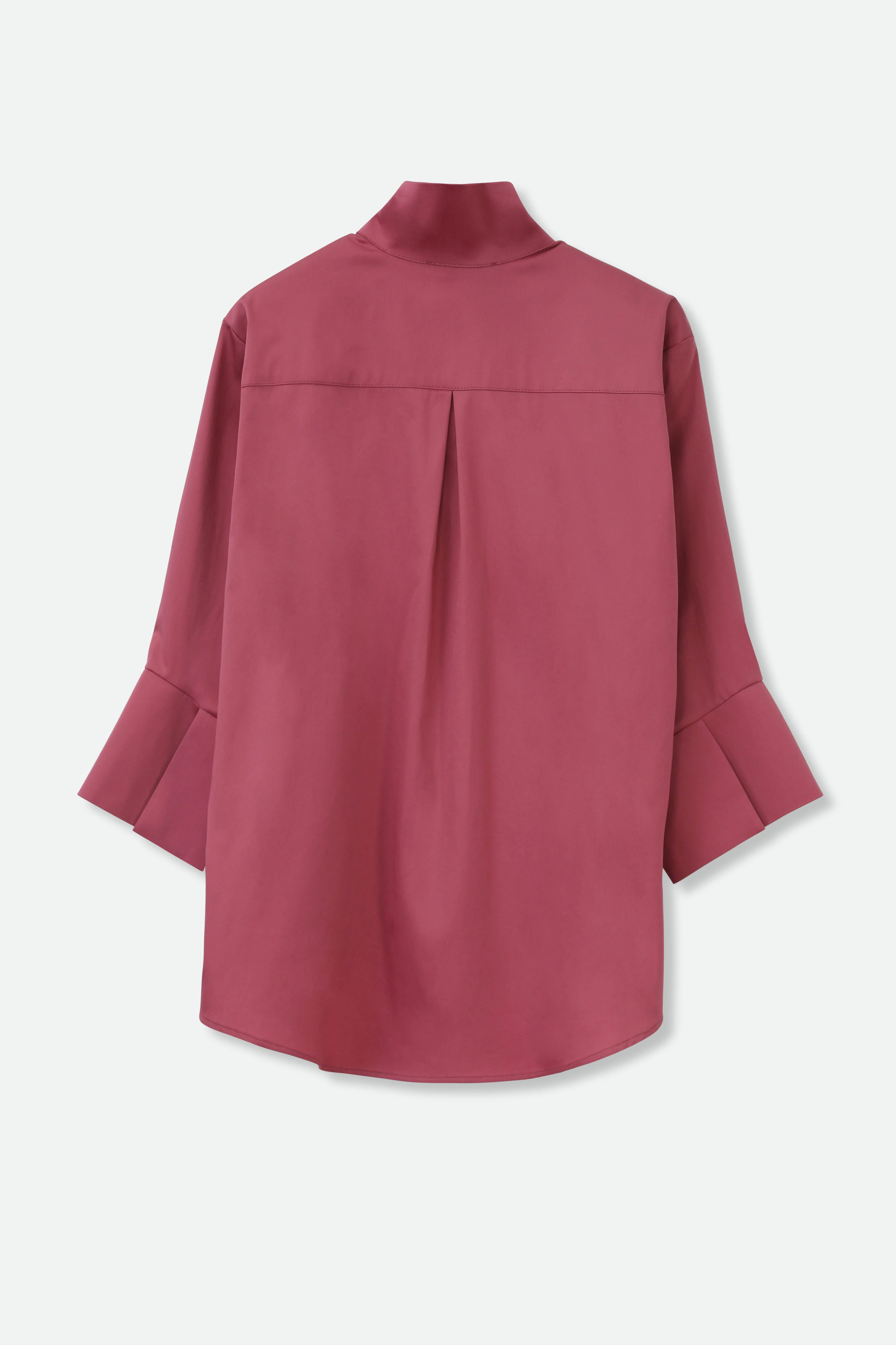 SANDRINE WIDE-CUFF SHIRT IN ITALIAN COTTON STRETCH - Image 6