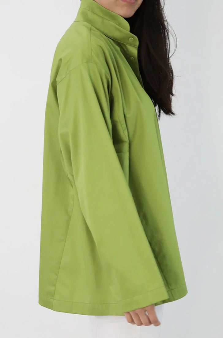 SAIGE OVERSIZE SHIRT IN ITALIAN COTTON POPLIN - Image 4