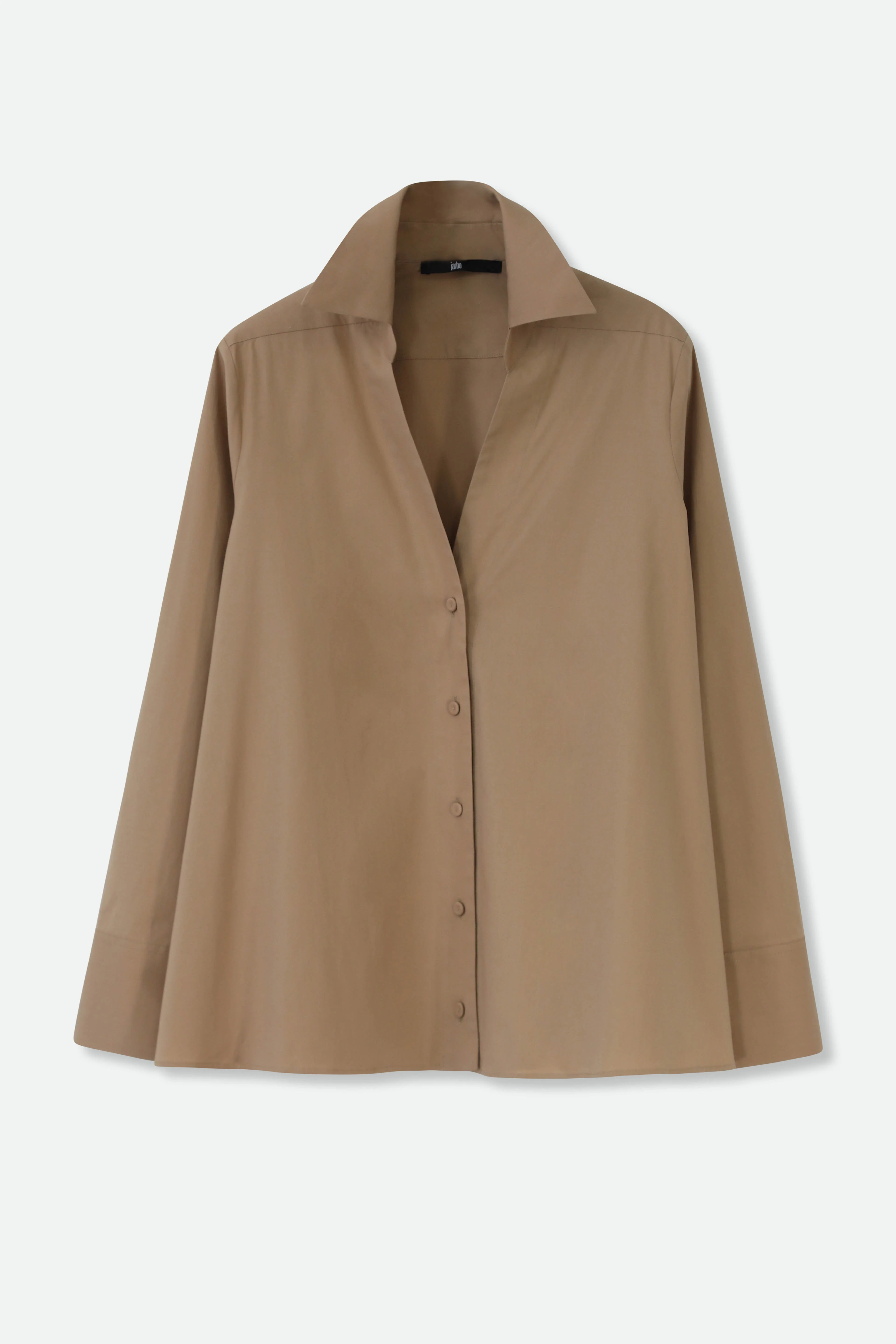 BOBBIE SHIRT IN ITALIAN COTTON POPLIN STRETCH - Image 2