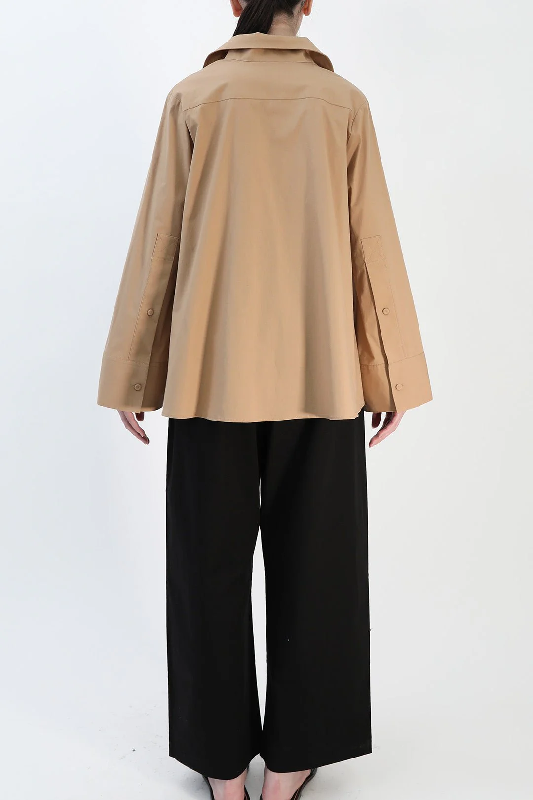 BOBBIE SHIRT IN ITALIAN COTTON POPLIN STRETCH - Image 3
