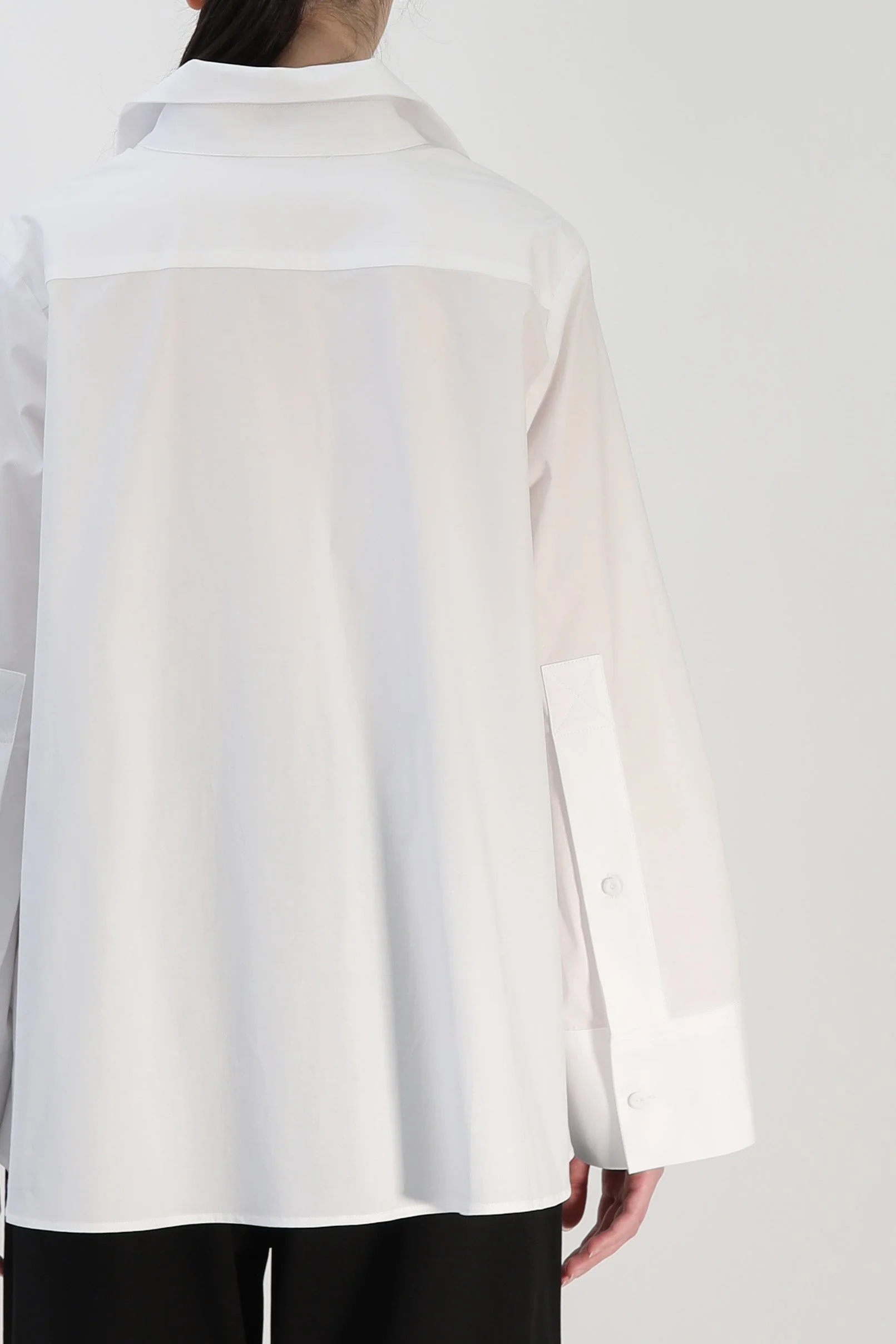 BOBBIE SHIRT IN ITALIAN COTTON POPLIN STRETCH - Image 6