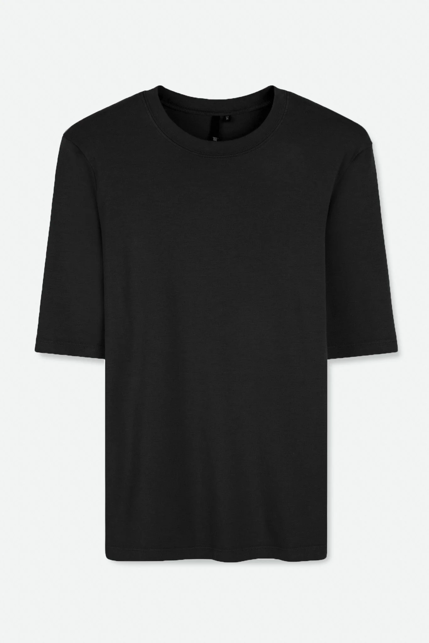 ELBOW SLEEVE CREW IN PIMA COTTON STRETCH - Image 4