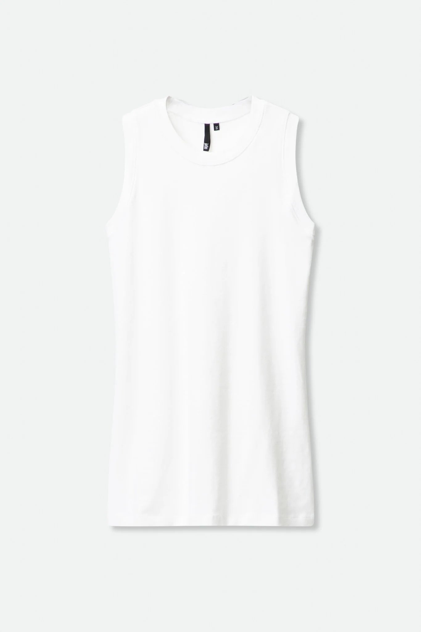MUSCLE TANK TUNIC LENGTH IN PIMA COTTON STRETCH - Image 7