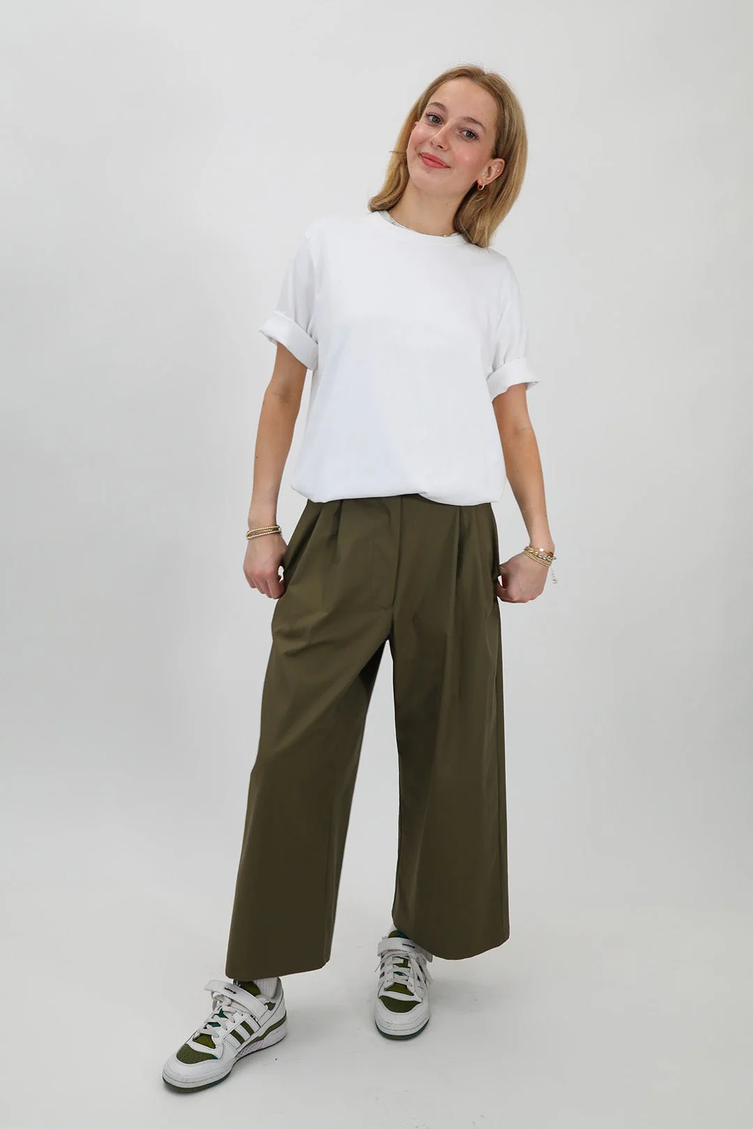 BOYFRIEND CREW T-SHIRT IN PIMA COTTON STRETCH - Image 7