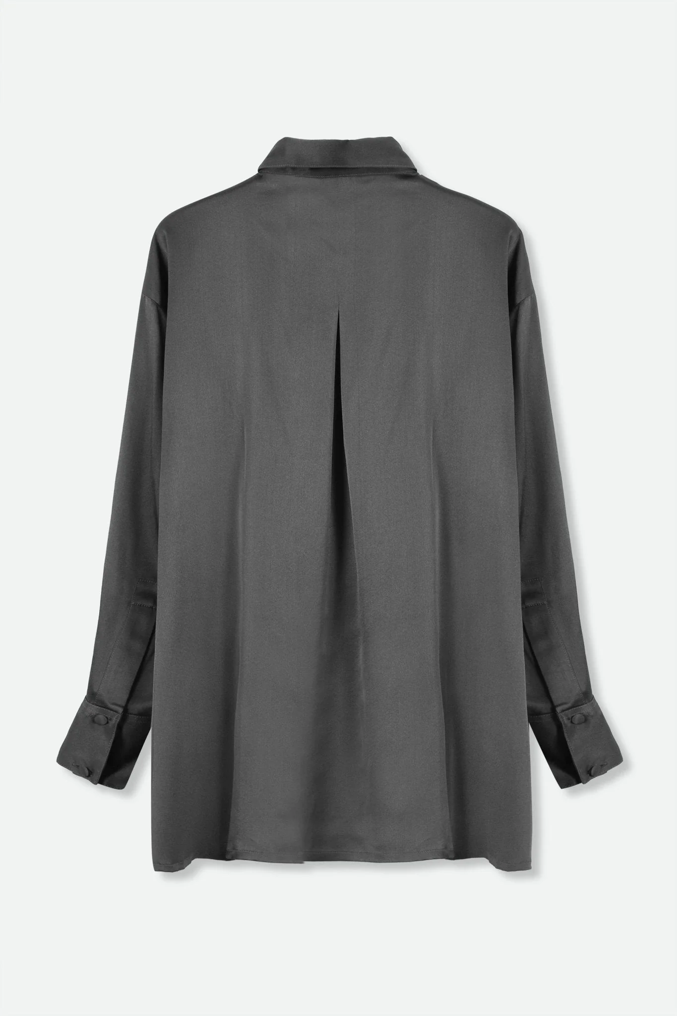 ADRIA SHIRT IN STRETCH SILK CHARMEUSE - Image 3