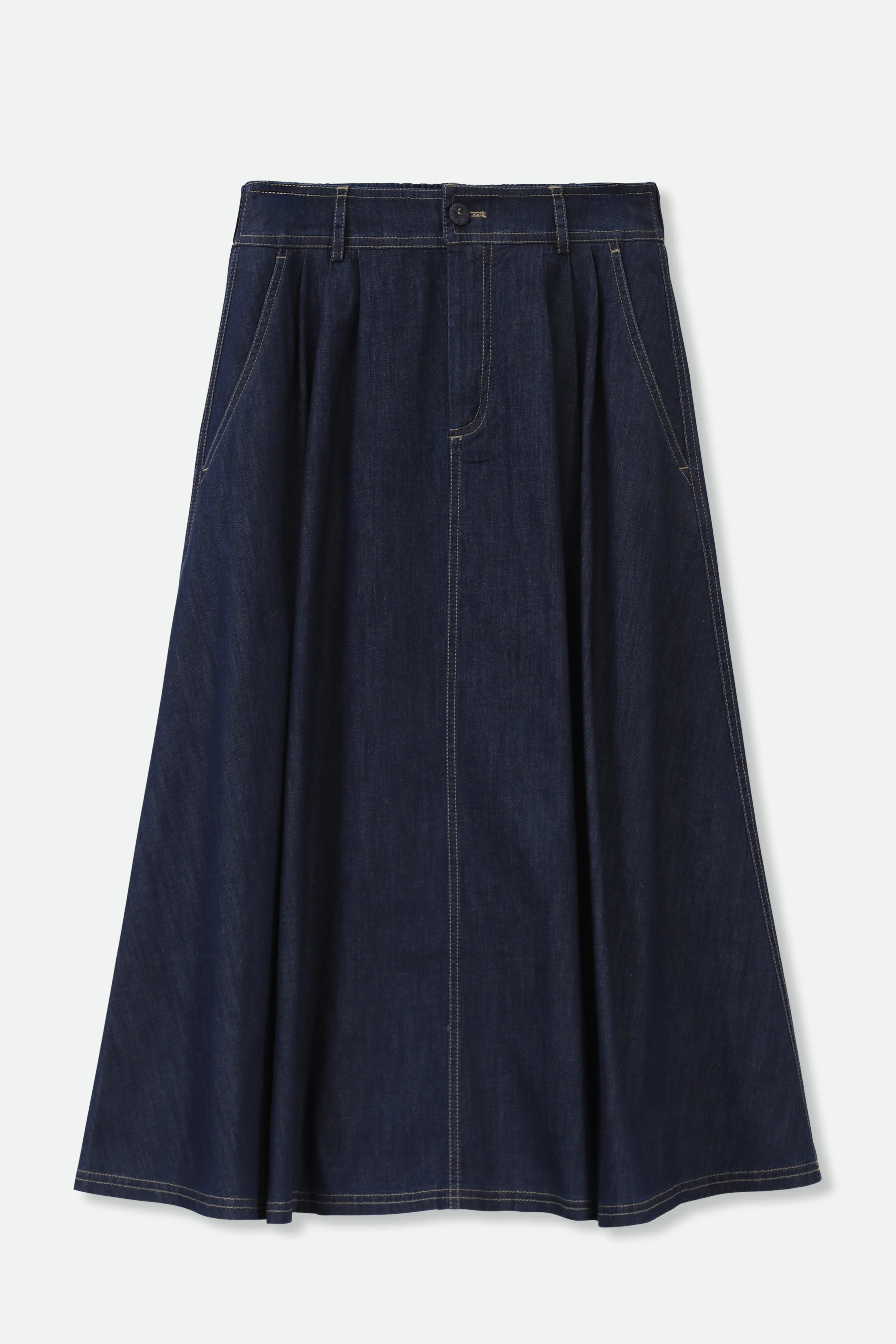 LEA SKIRT IN ITALIAN DENIM - Image 2