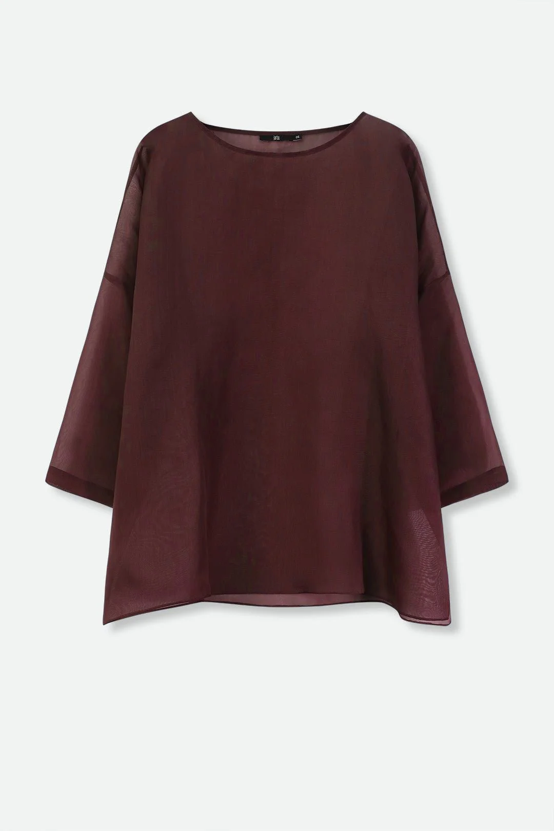 SAMIRA ONE-SIZE TUNIC IN SILK ORGANZA - Image 4