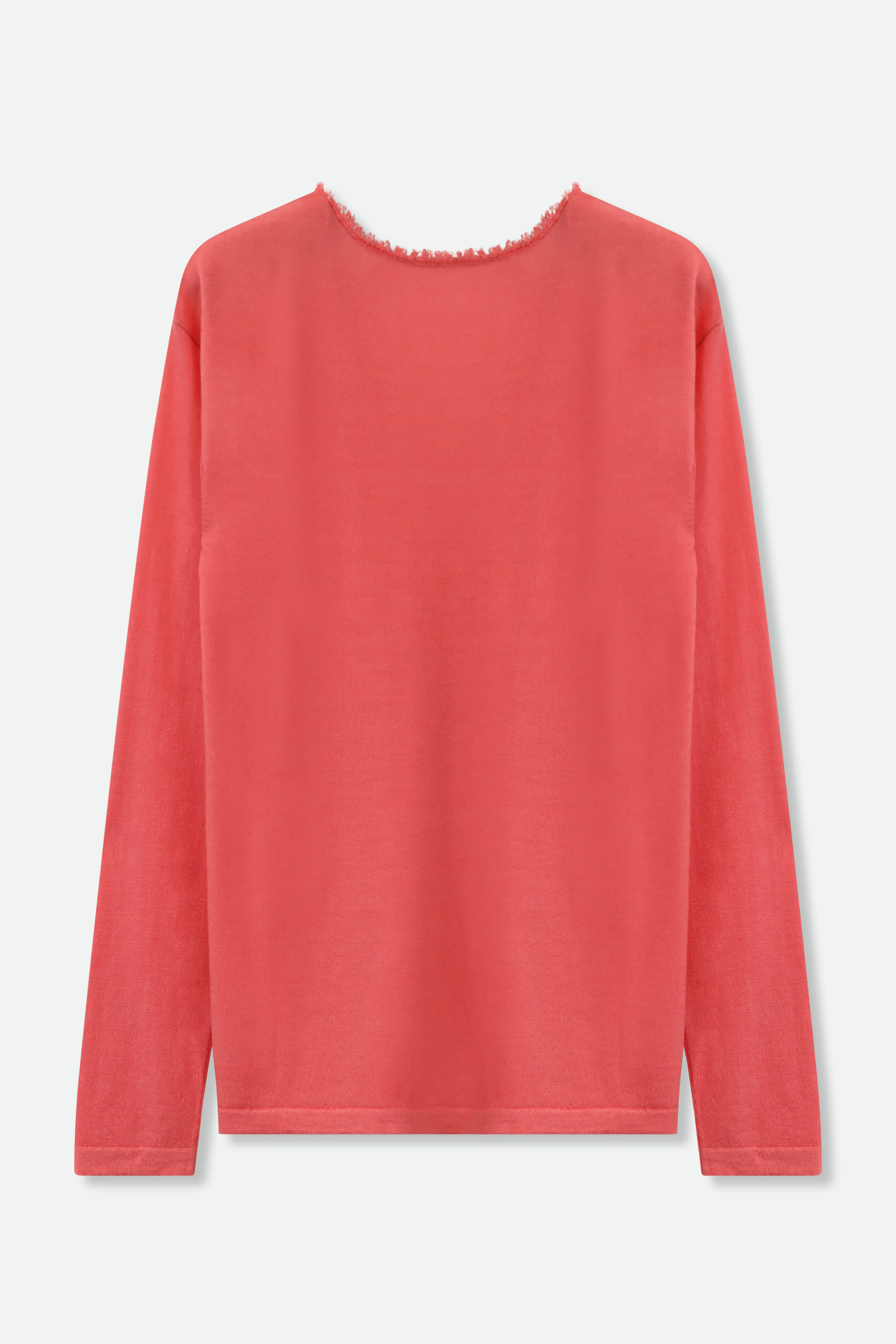 ROWAN OVAL V FRINGE NECK IN HAND-DYED CASHMERE - Image 3