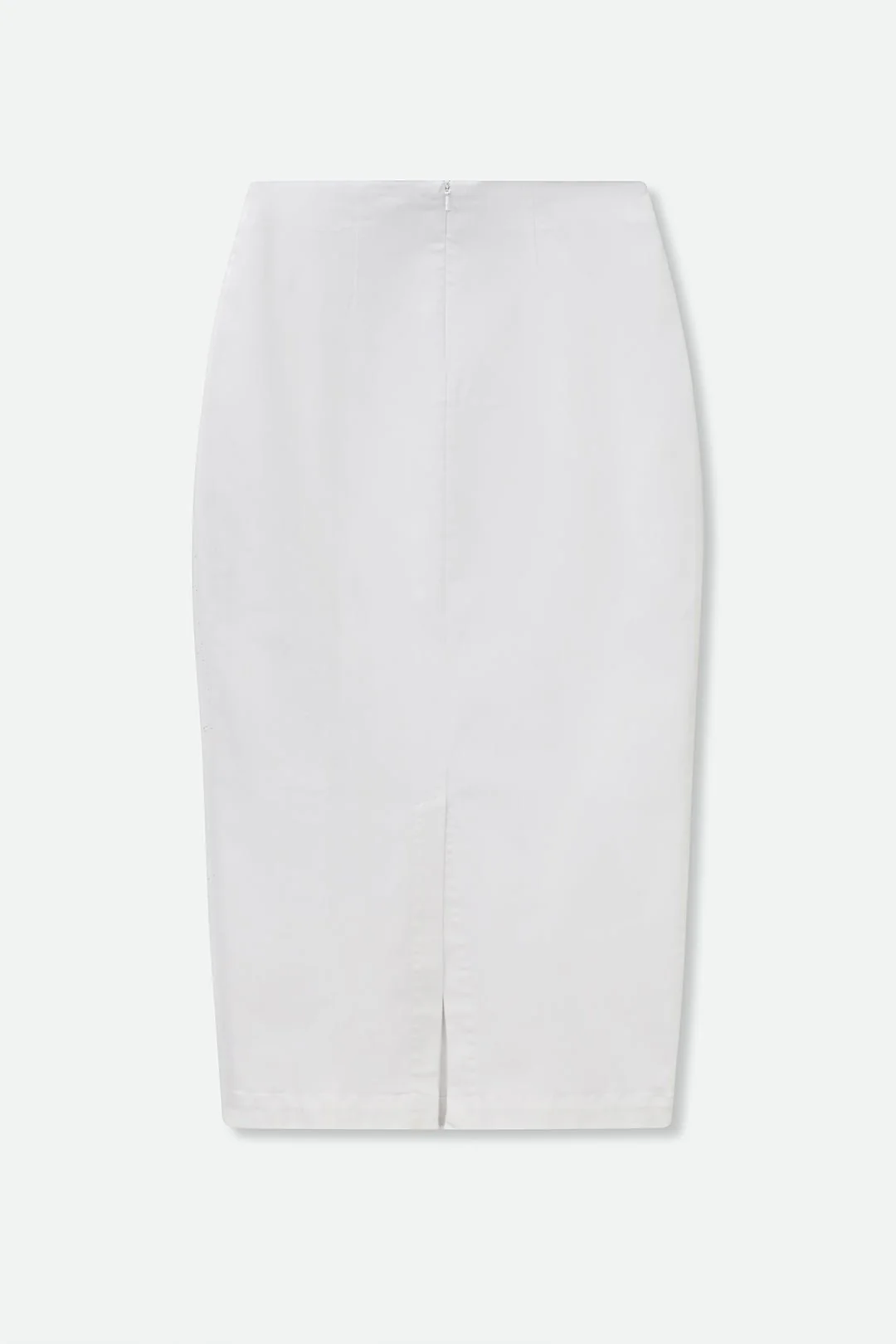 LAUREN SKIRT IN GARMENT-DYED ITALIAN STRETCH DENIM - Image 10