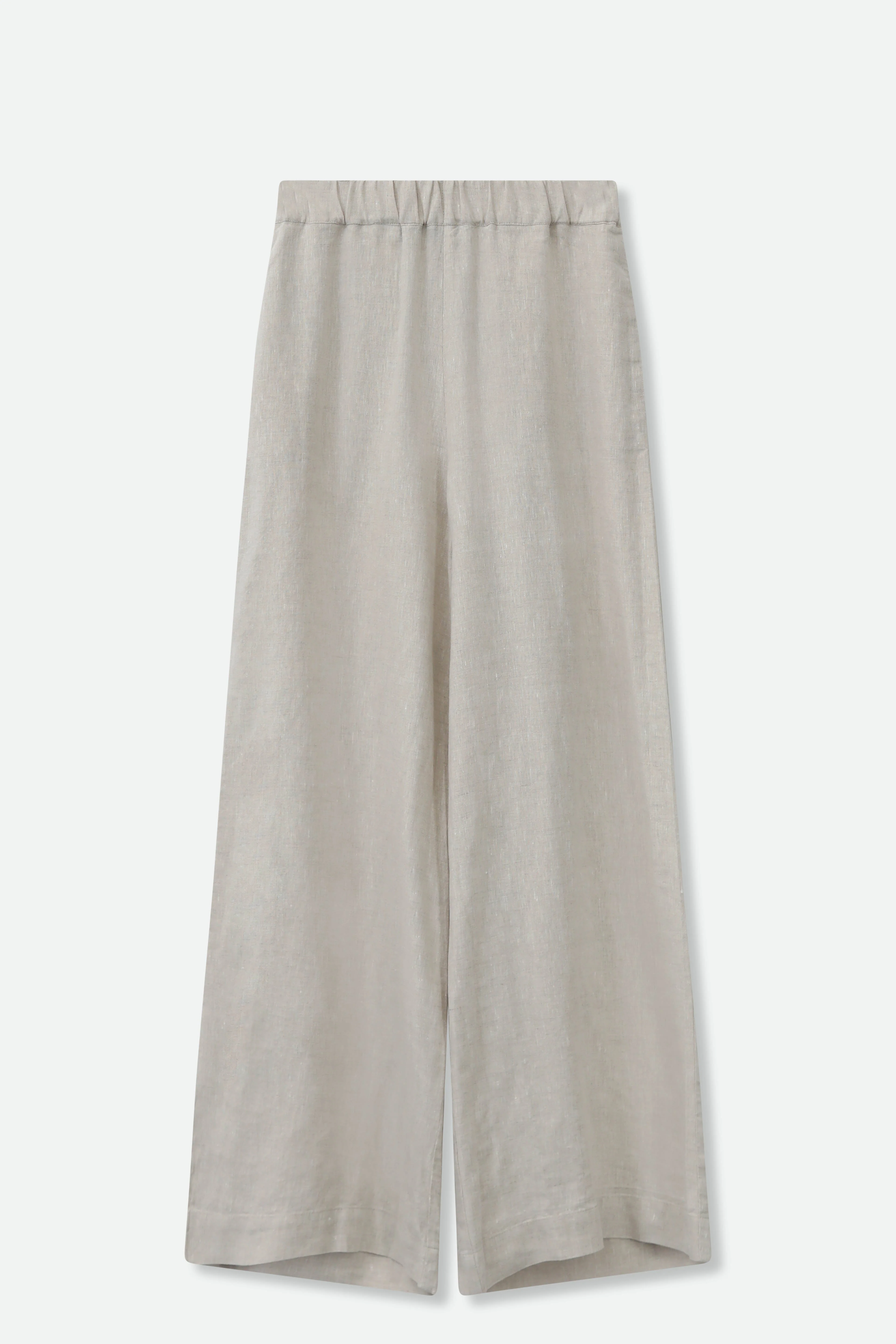 PALMETTO WIDE LEG PULL ON PANT IN ITALIAN LINEN - Image 4