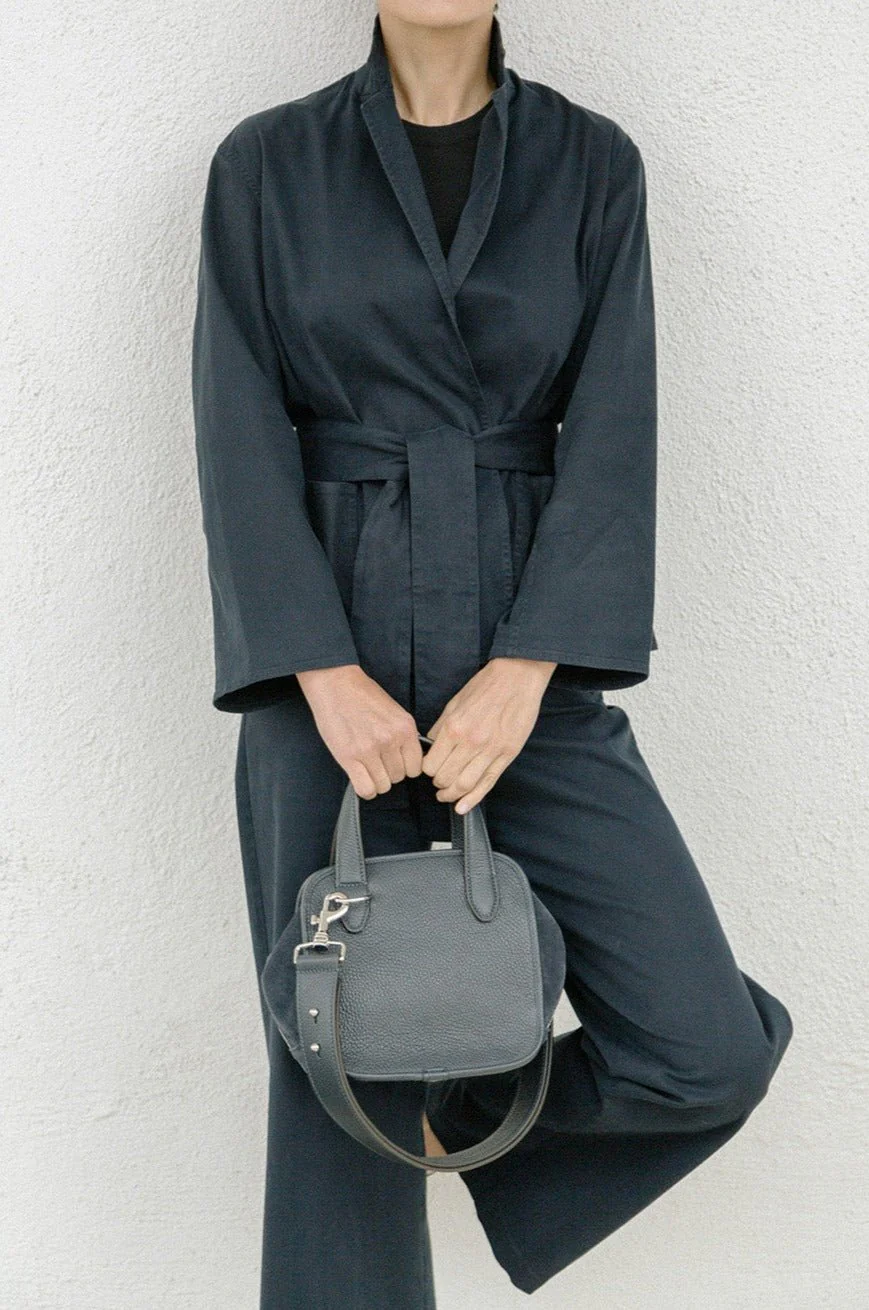 CARA PANT IN ITALIAN BRUSHED COTTON SATEEN - Image 4