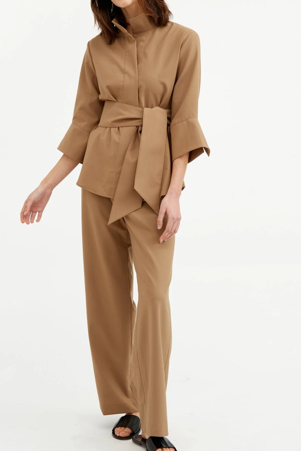 ARIA PANT IN FINE ITALIAN WOOL BLEND - Image 5