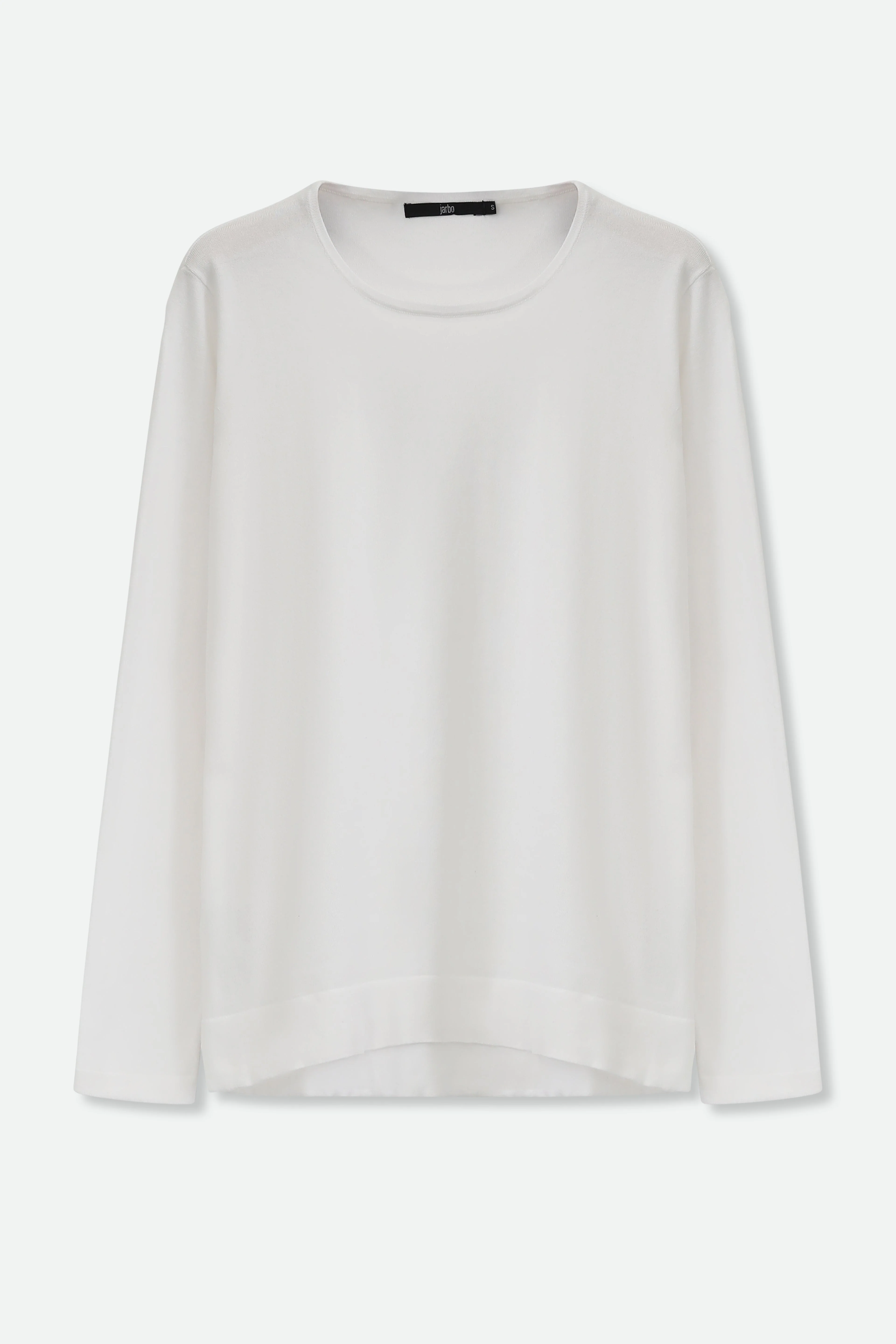 STEVIE LONG SLEEVE CREW IN KNIT PIMA COTTON - Image 2